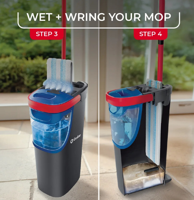 O-Cedar H2prO Flat Mop System