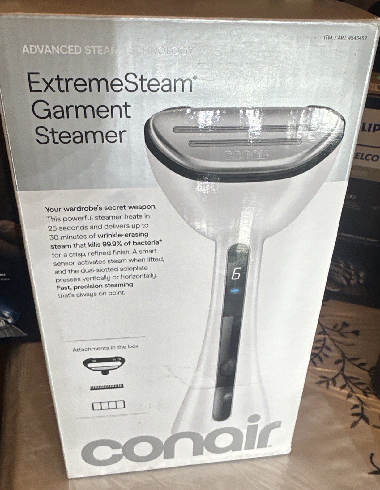 Conair Turbo ExtremeSteam Garment Steamer Advanced Steam Technology – 4543452