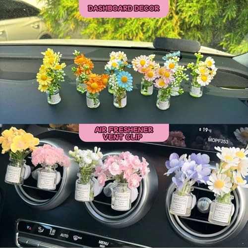 Girl Girly Car Accessories for Women, Cute Car 1 Pack-Pink Florescence Pink
