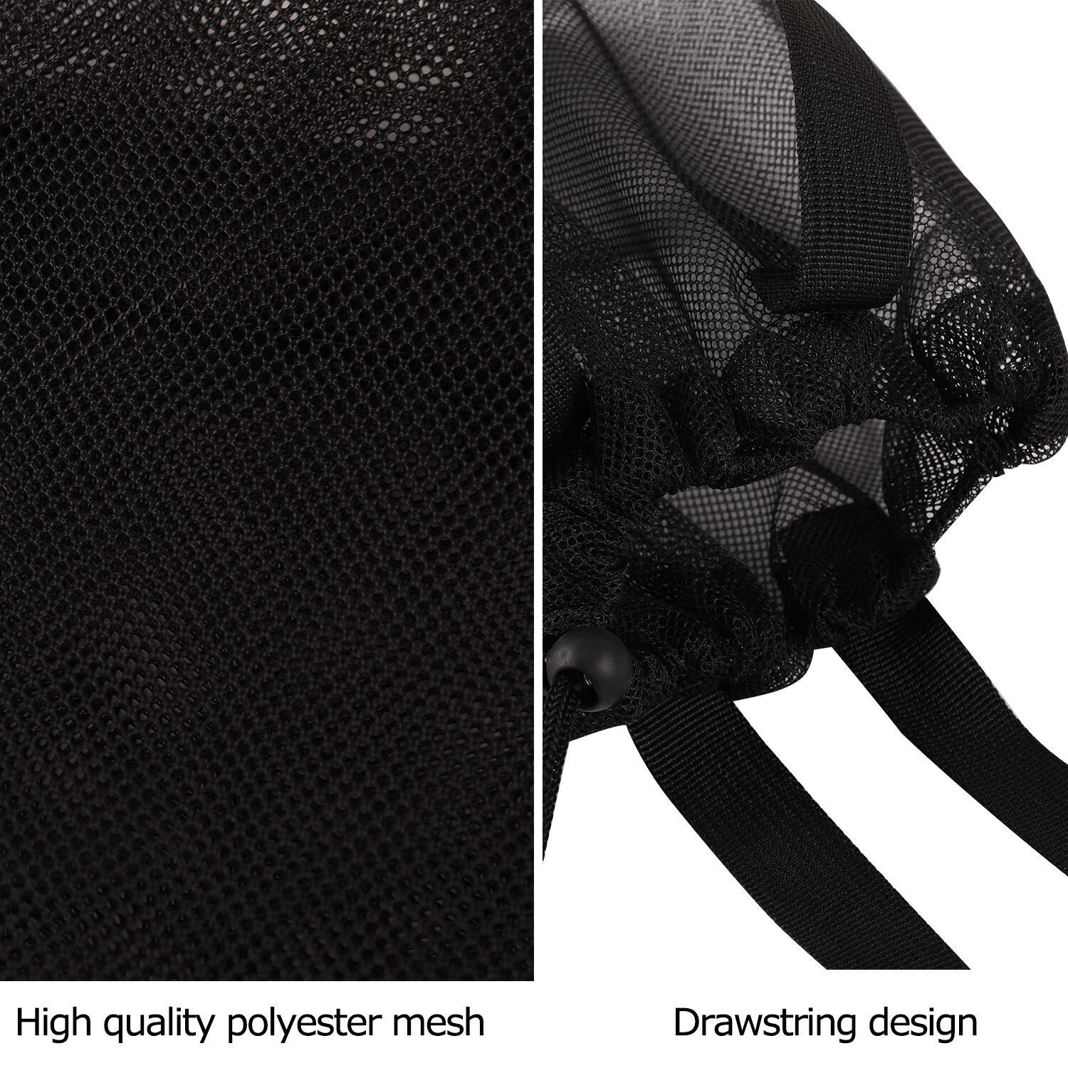 Resuable 4pack Cute Mesh Tote Plool Bagsmesh Beach Bags With Drawsting For Kid’s