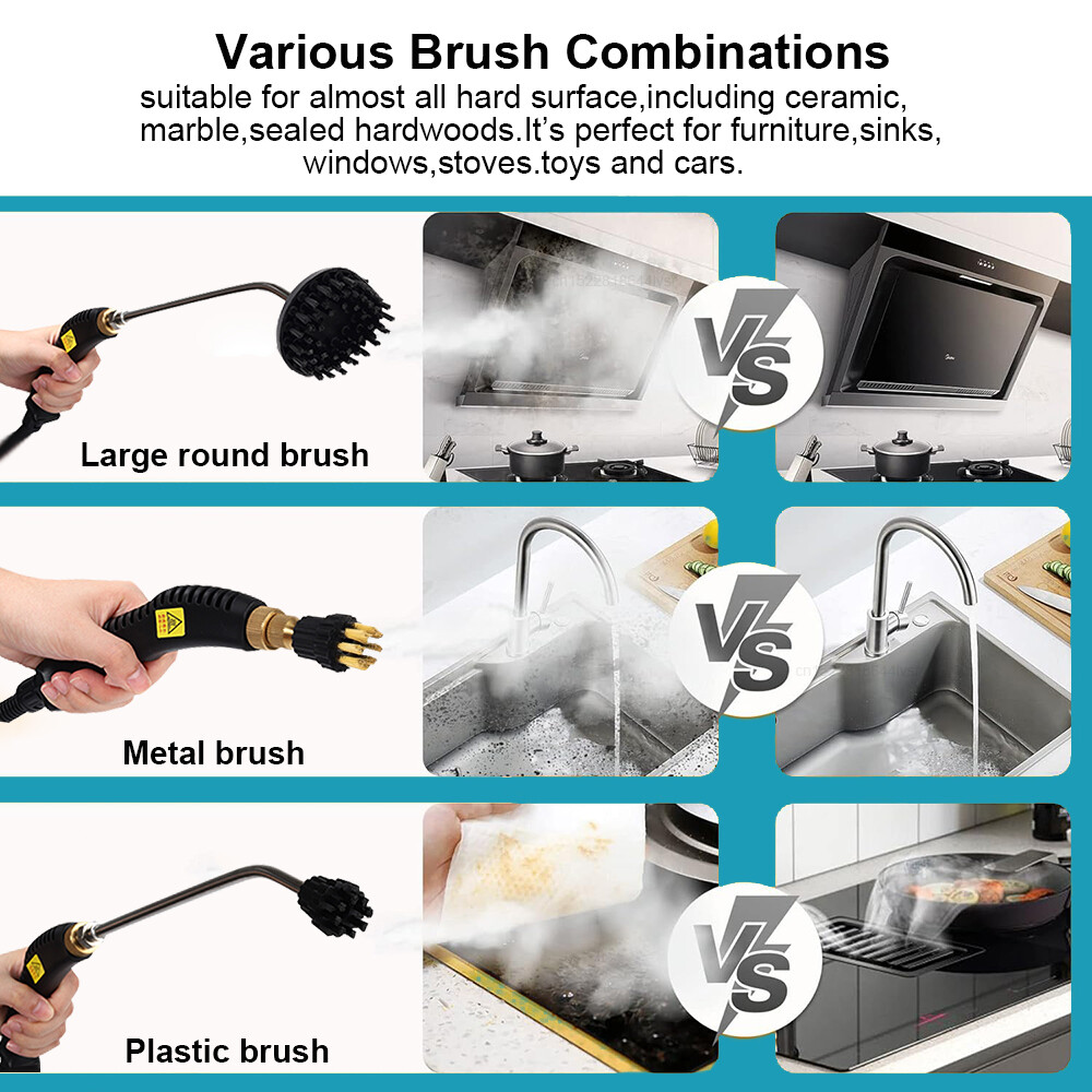 Handheld High Temp Steam Cleaner High Pressure Household Cleaning Machine 2500W