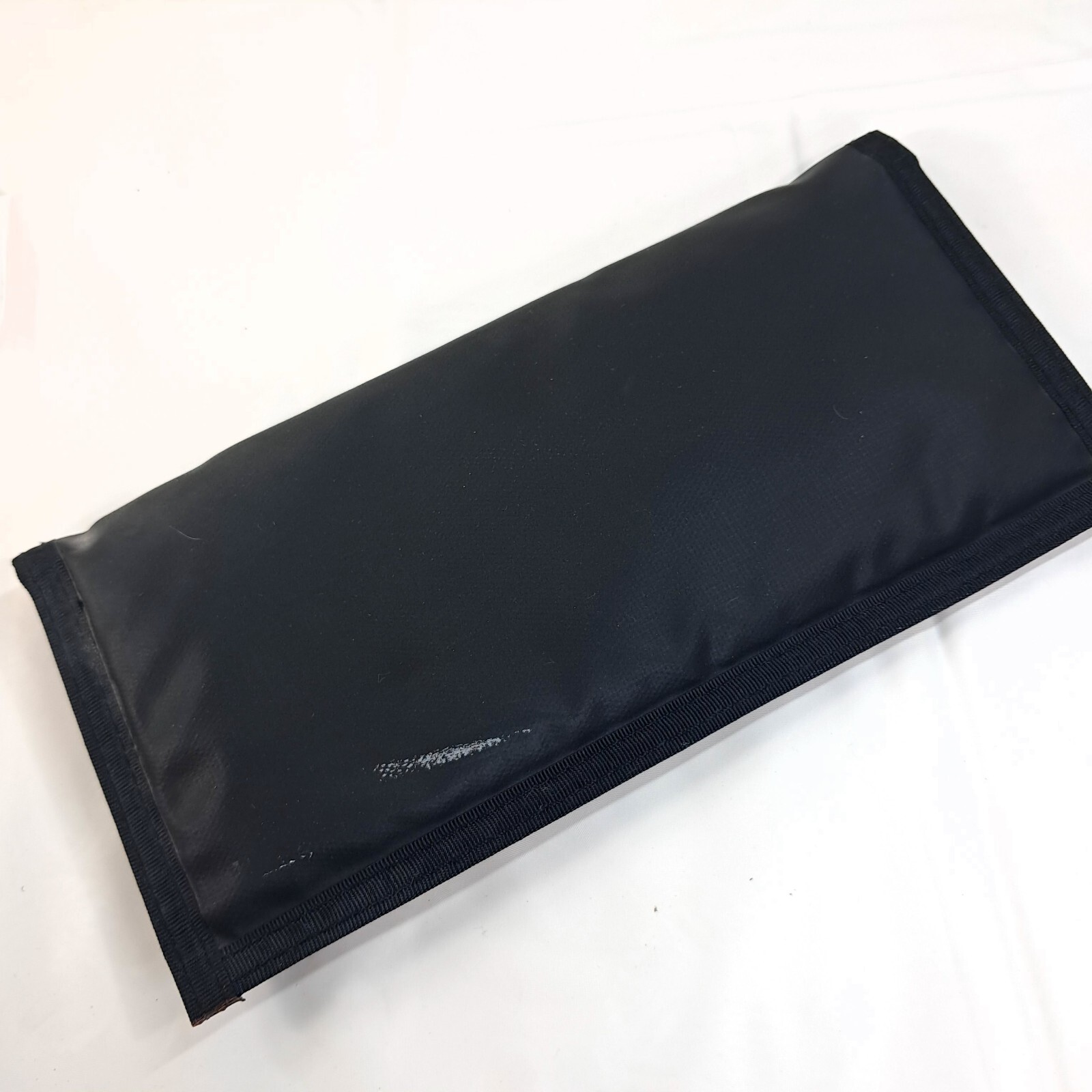 Coupon Pac organizer pack Clutch Pouch with Scissors black nylon sorter Vintage