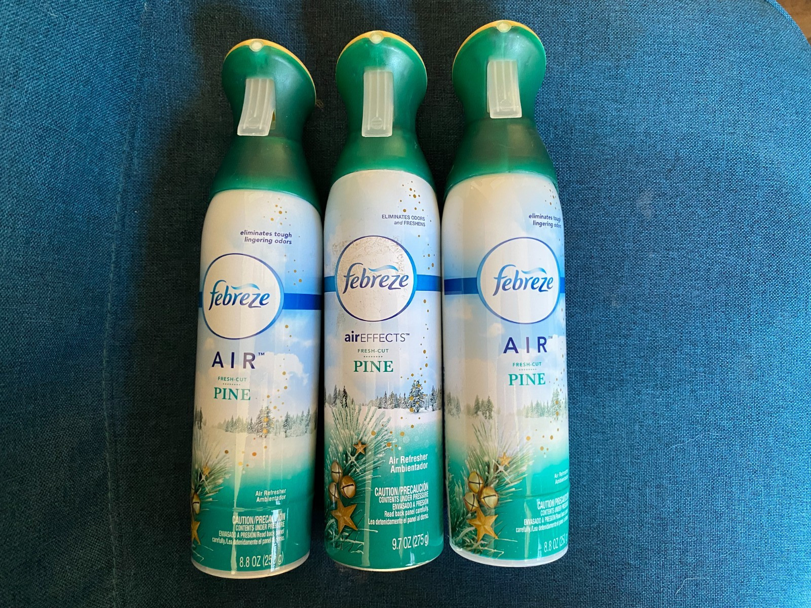 3 Febreze Air Spray 8.8 oz Pine