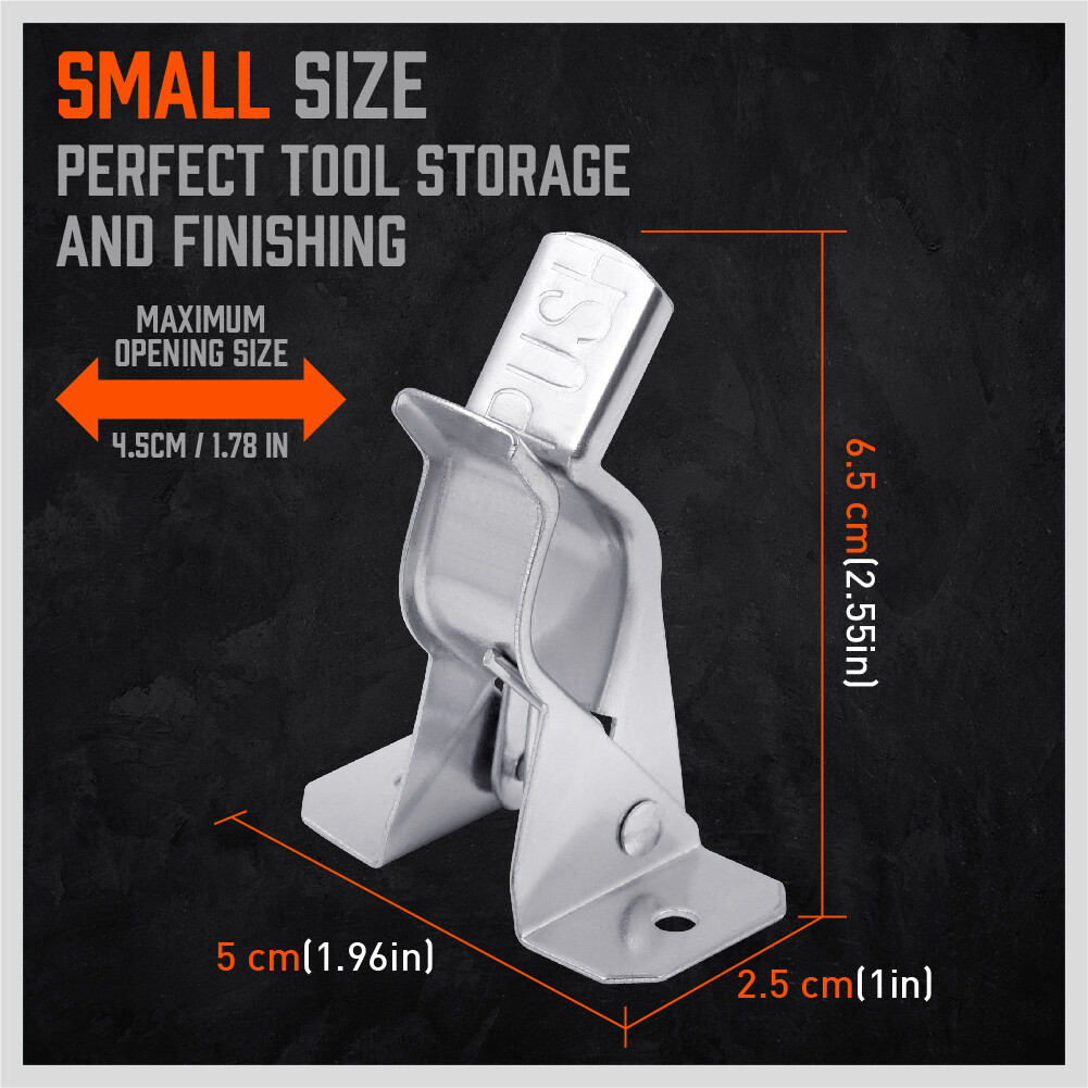 Garden Tool Organizer 10 Pack Shovel Broom Mop Holder Wall Mount Spring Grip H-D