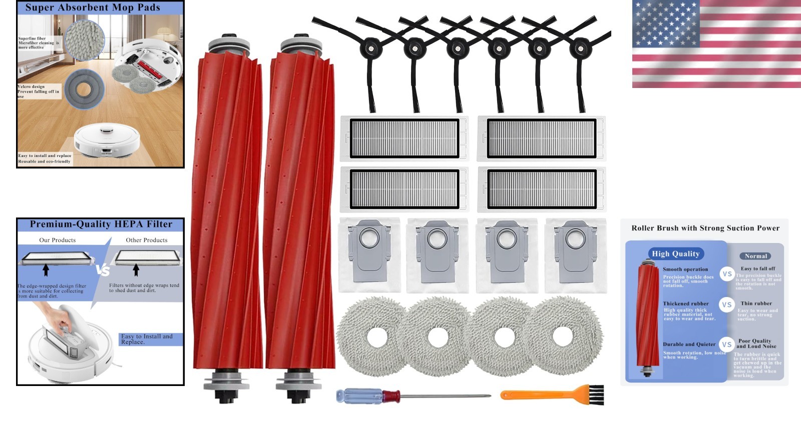 Roborock Q Revo Accessory Kit – Complete Cleaning Power