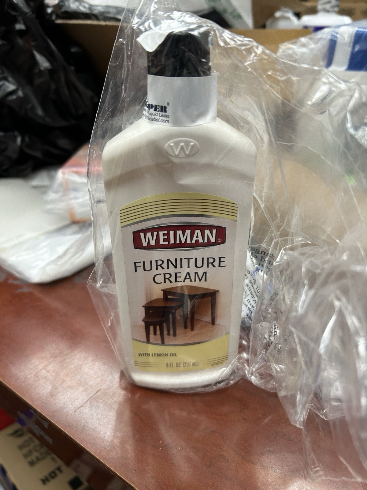 Weiman Furniture Cream With Lemon Oil 8 Oz