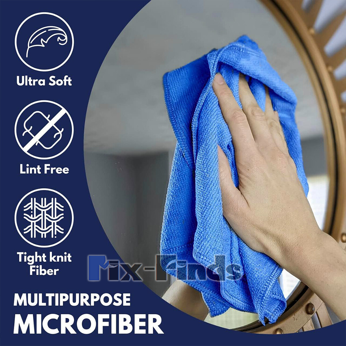 Microfiber Cleaning Cloth Towel Rag Car Polishing No Scratch Auto Detailing LOT