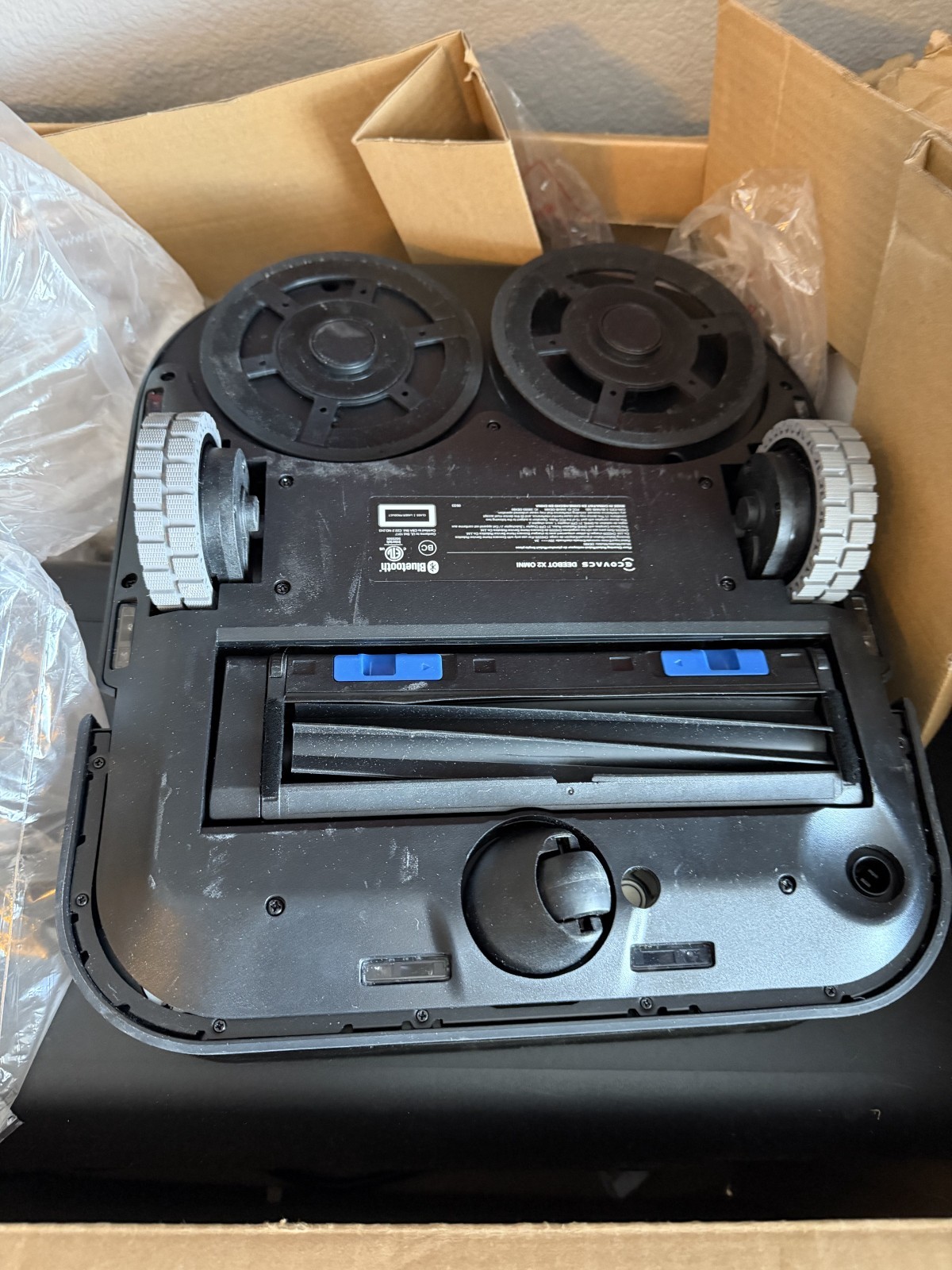 ECOVACS DEEBOT X2 Omni Robot Vacuum and Mop, 8000Pa Suction, 15mm Lift, Station