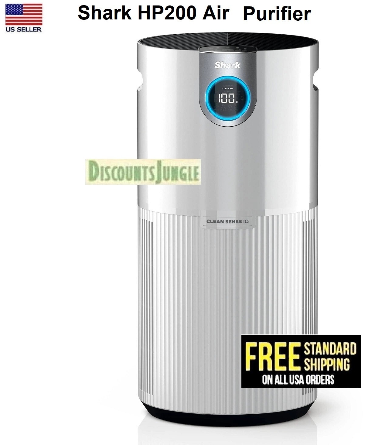 Shark HP200 Air Purifier MAX w/Nanoseal HEPA Cleansense IQ Cleans up to 1000 Sq