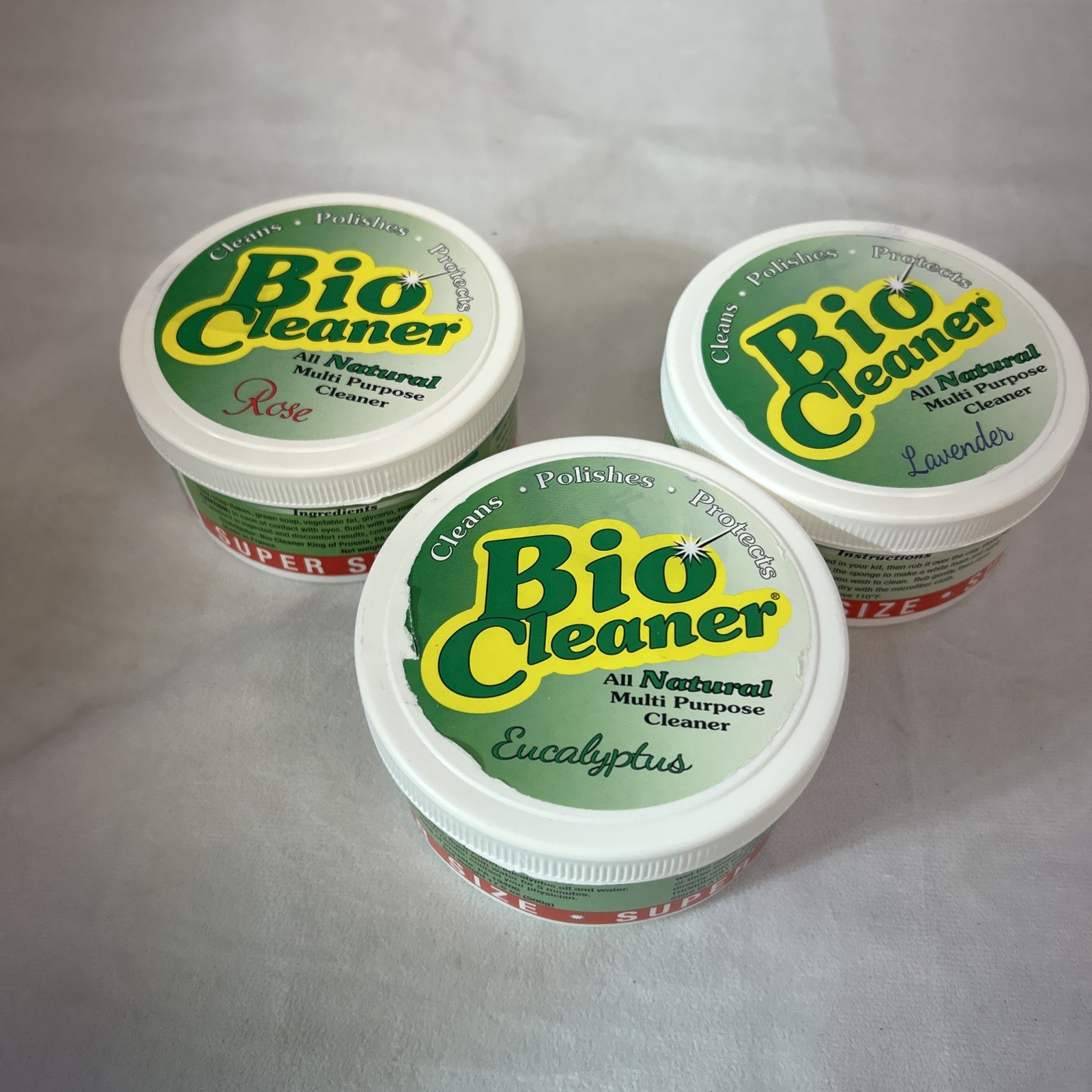 Bio Cleaner All Natural Multi Purpose Cleaner SUPER SIZE 17.5 OZ Set Of 3