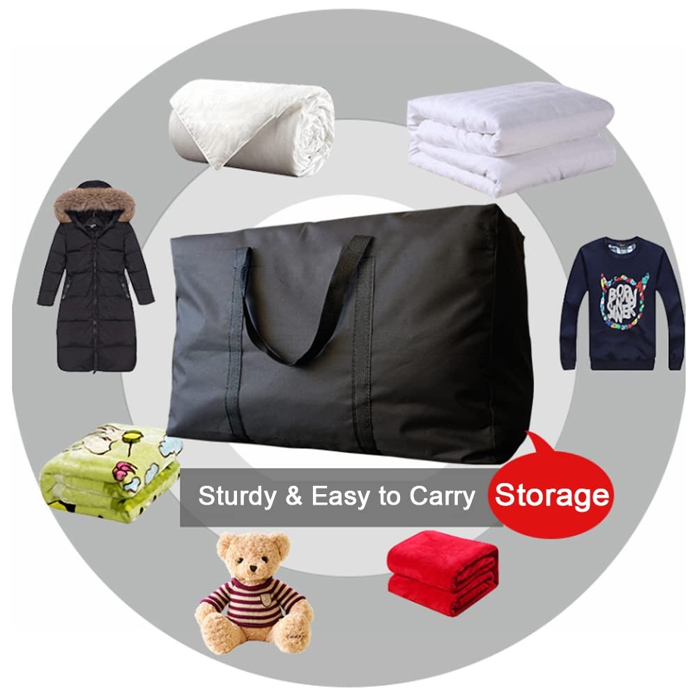 Extra Large Moving Bags with Strong Zippers & Carrying Handles, Storage Bags …