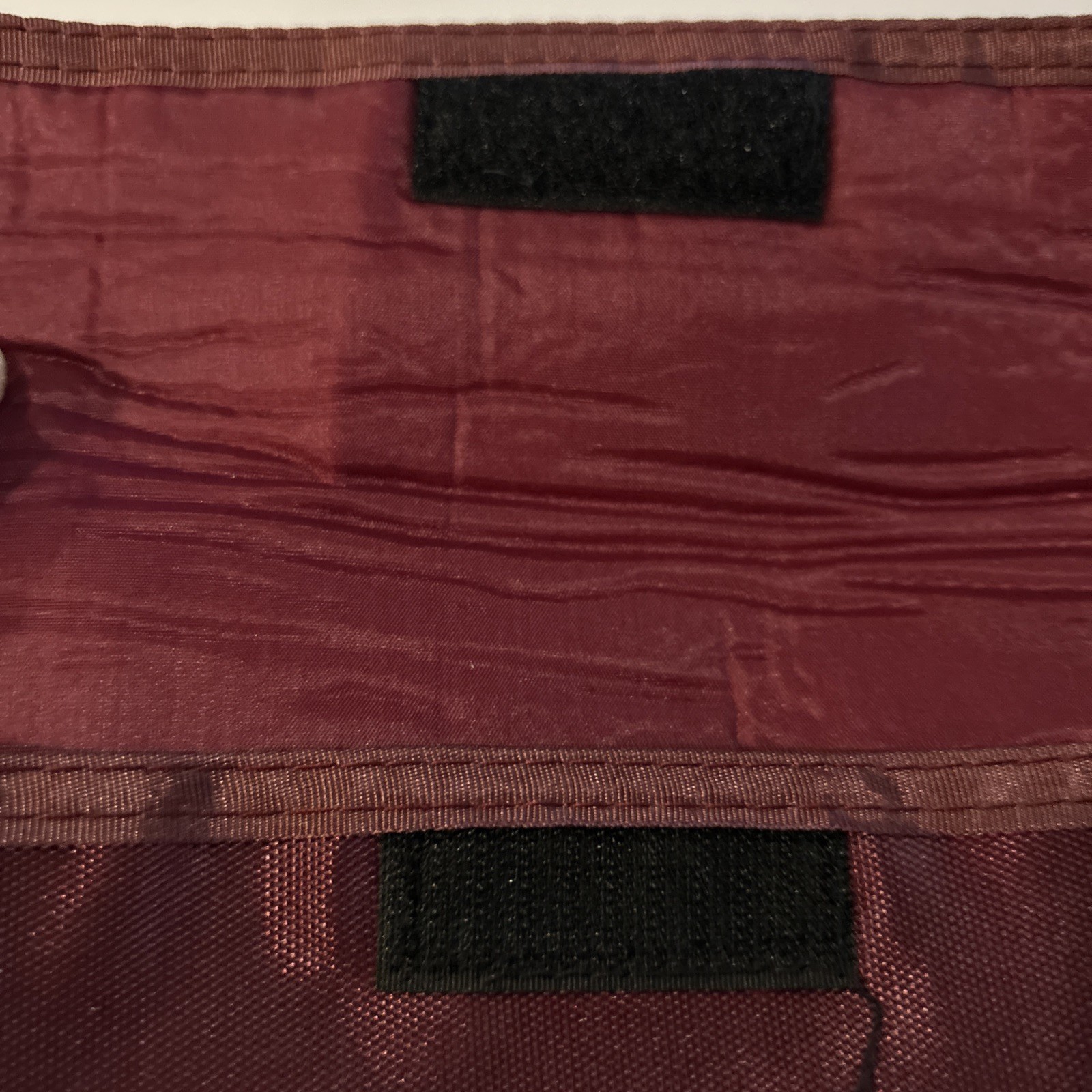 Vintage Coupon Pac Coupon Organizer W/card Tabs Burgundy Nylon (No Scissors)