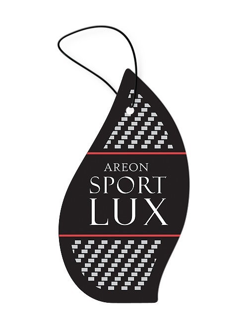 Areon Sport LUX Quality Perfume/Cologne Cardboard Car Air Freshener, Silver -3PK