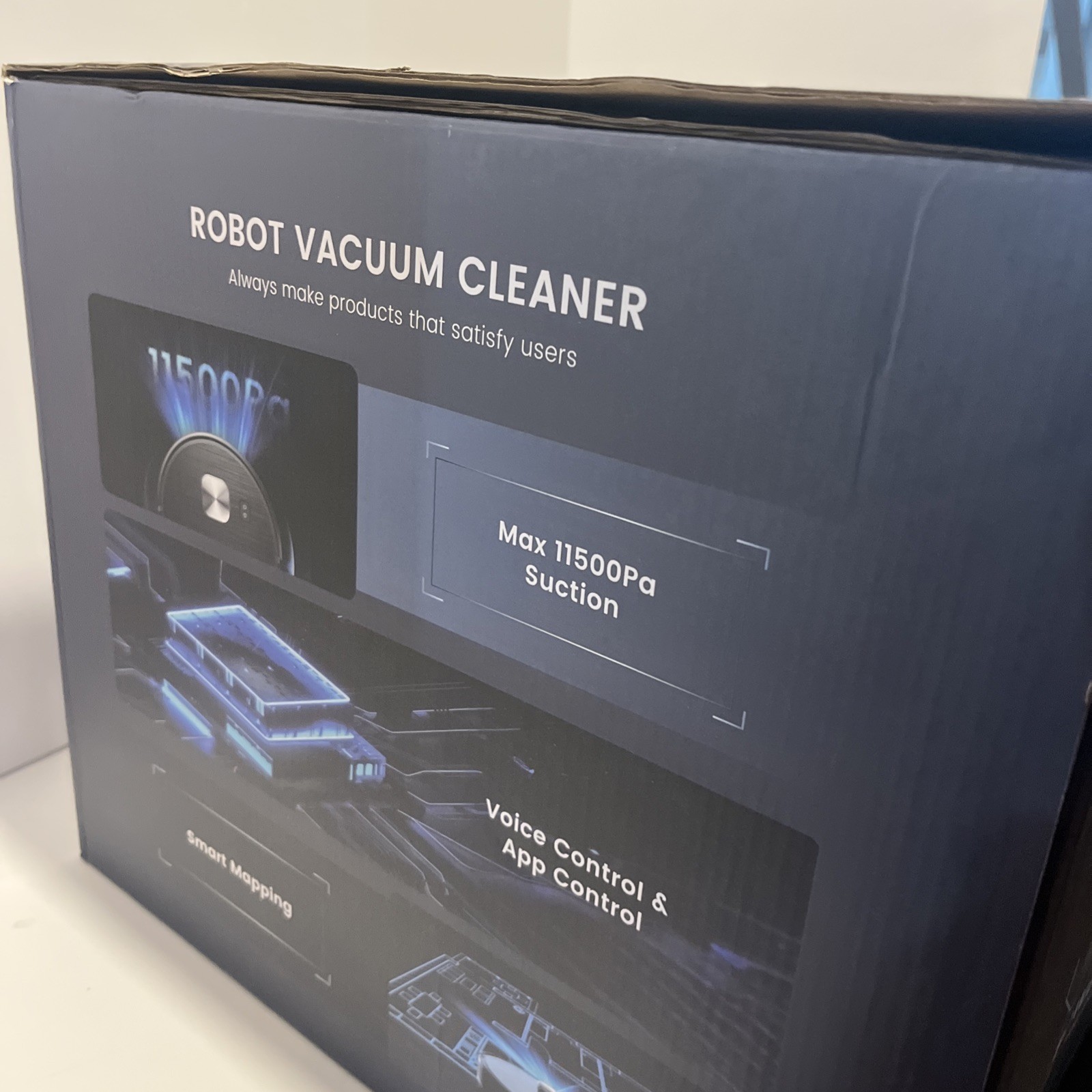 MAMNV Robot Vacuum Mop 11500 Pa Suction 3in1 Robotic Smart LiDAR D13S MAX