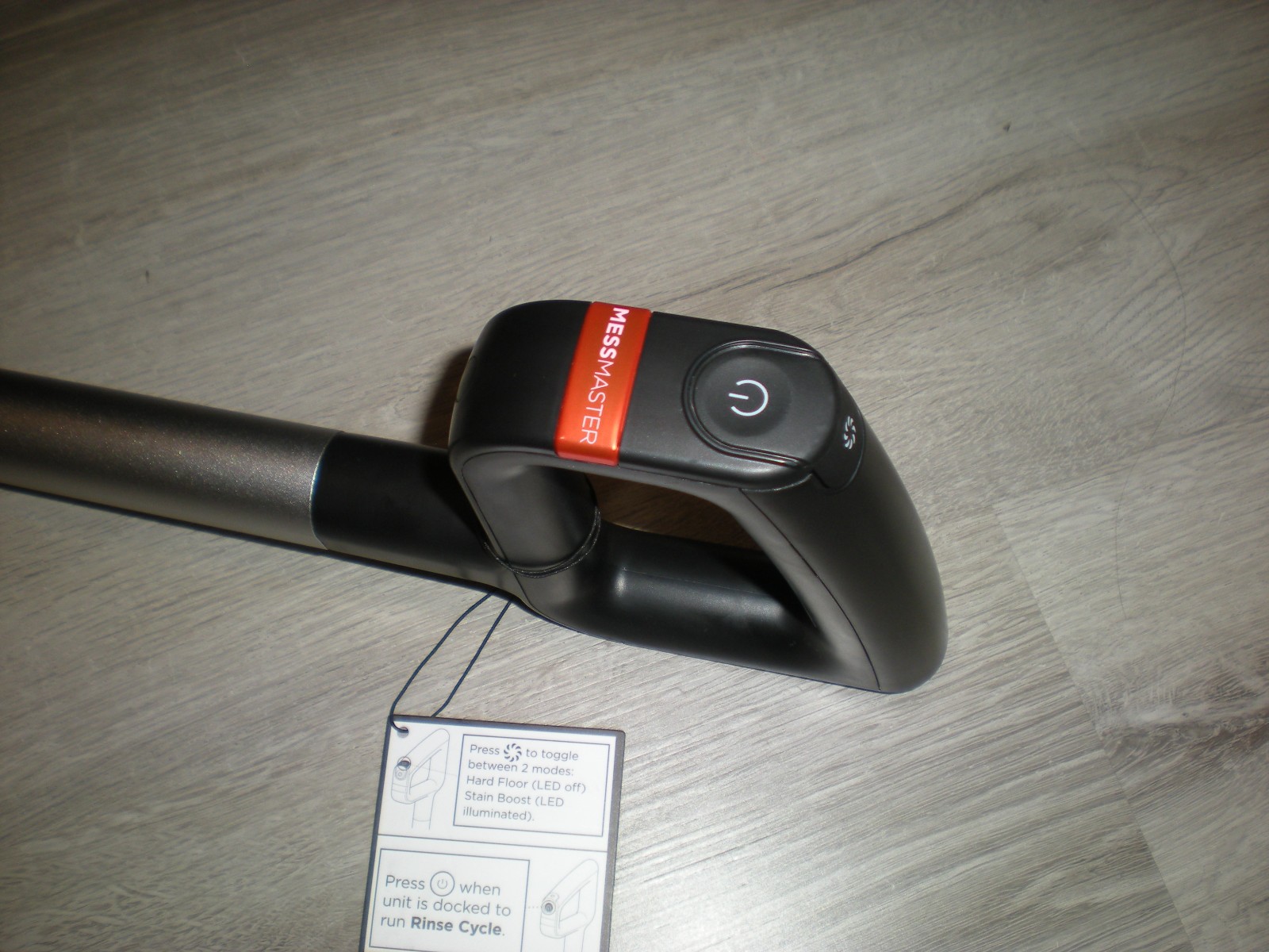 Shark WD261 HydroVac MessMaster Cordless 3-in-1 Vacuum Handle W/ Power Button