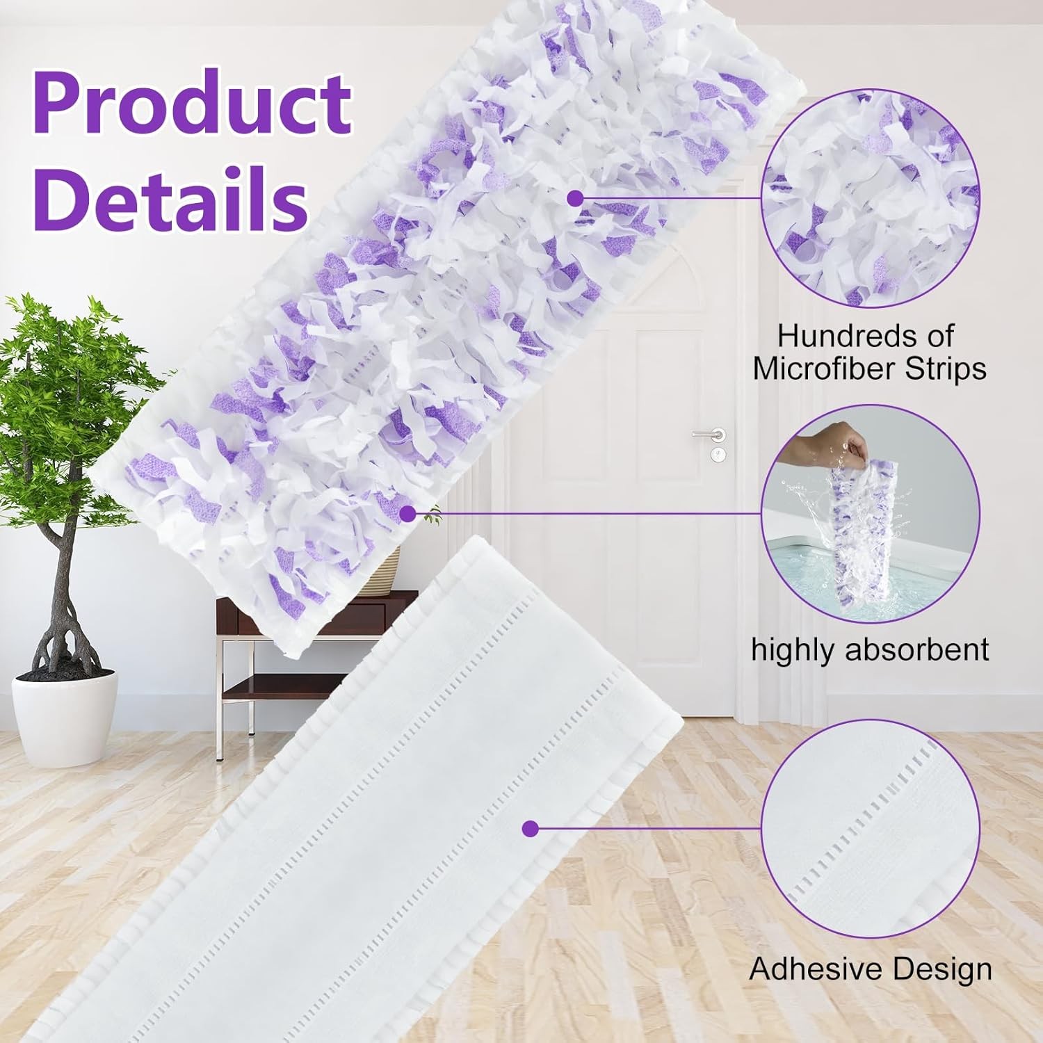 Disposable Mopping Pads Refills for Swiffer Powermop Power Mop Multi-Surface