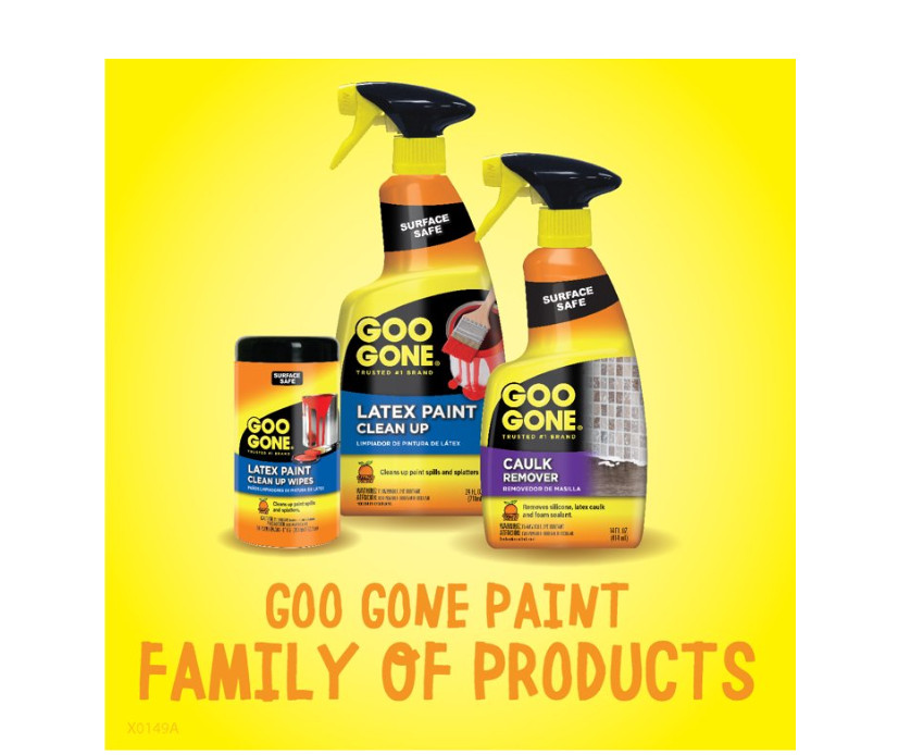 2 PACK GOO GONE GRAFFITI AerosolAcrylic LatexPaint REMOVER Surface Safe24ozSpray