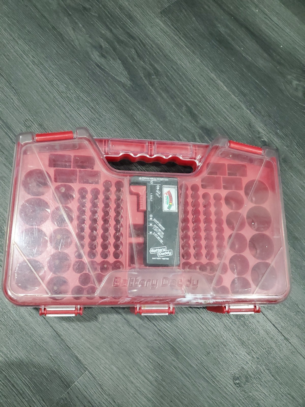 Battery Daddy Battery Organizer Storage Case with Tester