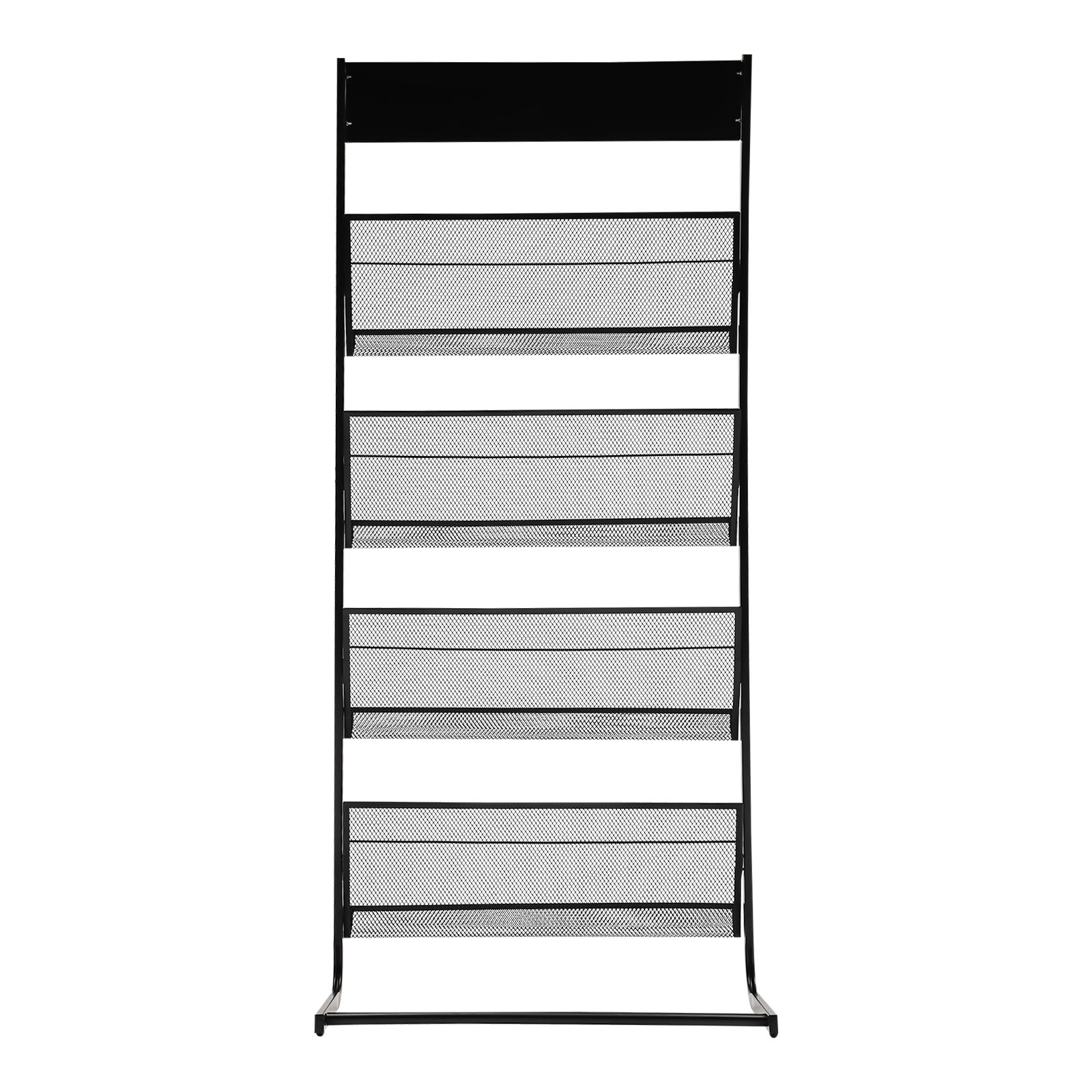 Office Newspaper Rack Magazine Stand Literature Holder Book Magazine Display