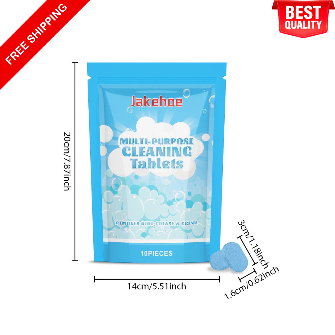 Multi Purpose Cleaning Spray & Tablets Kit Kitchen Bathroom Wall Cleaner Set
