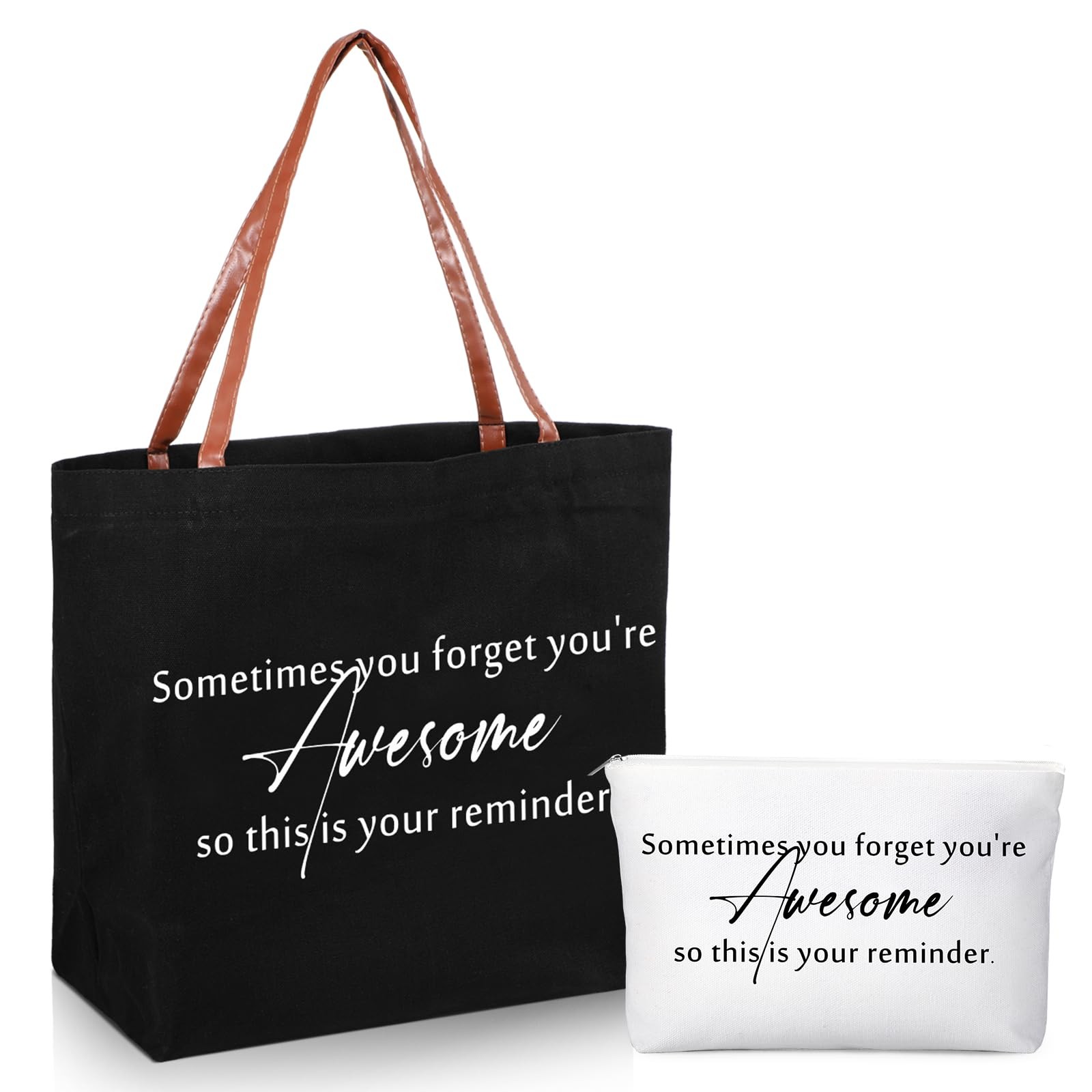Queekay 2 Pcs Tote bag: about 48 x 32 x 18 cm, As is Shown in the Pictures
