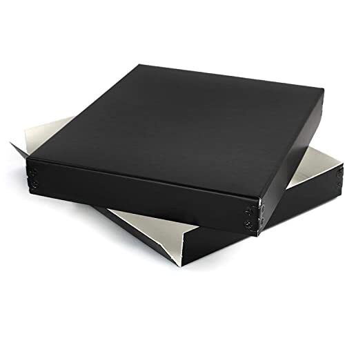 Lineco Museum Storage Box, Archival Quality Acid-Free Buffered Drop Front Design