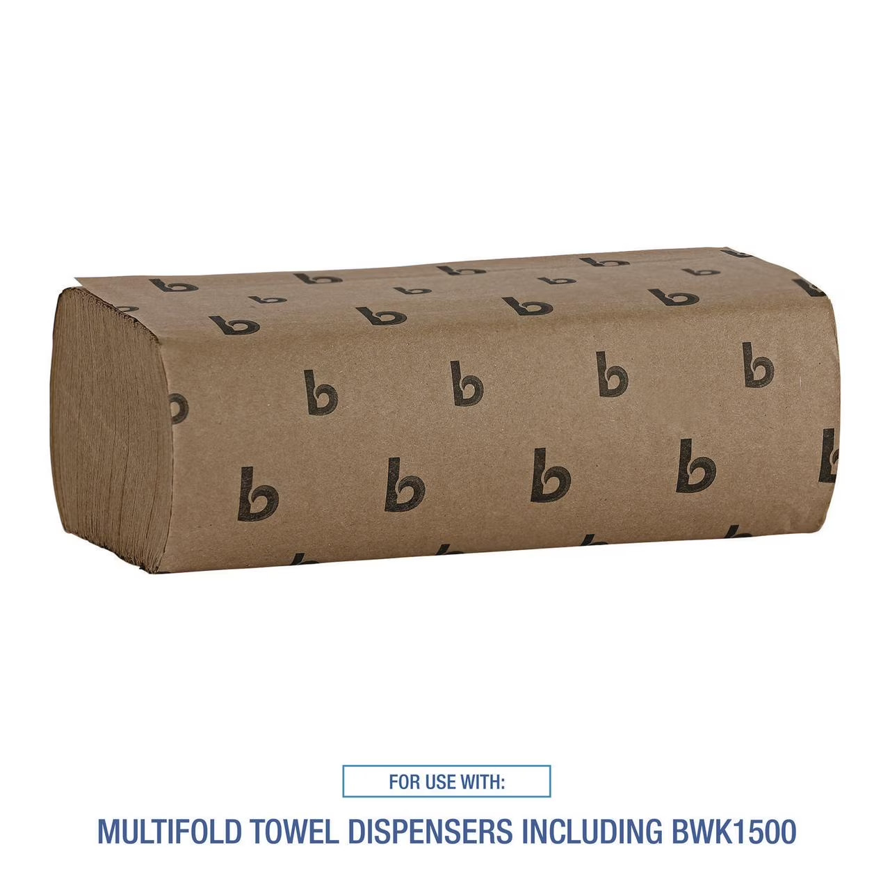 Boardwalk Multifold Commercial Paper Towels, Natural, 250 Towels/Pack, 16 Packs/