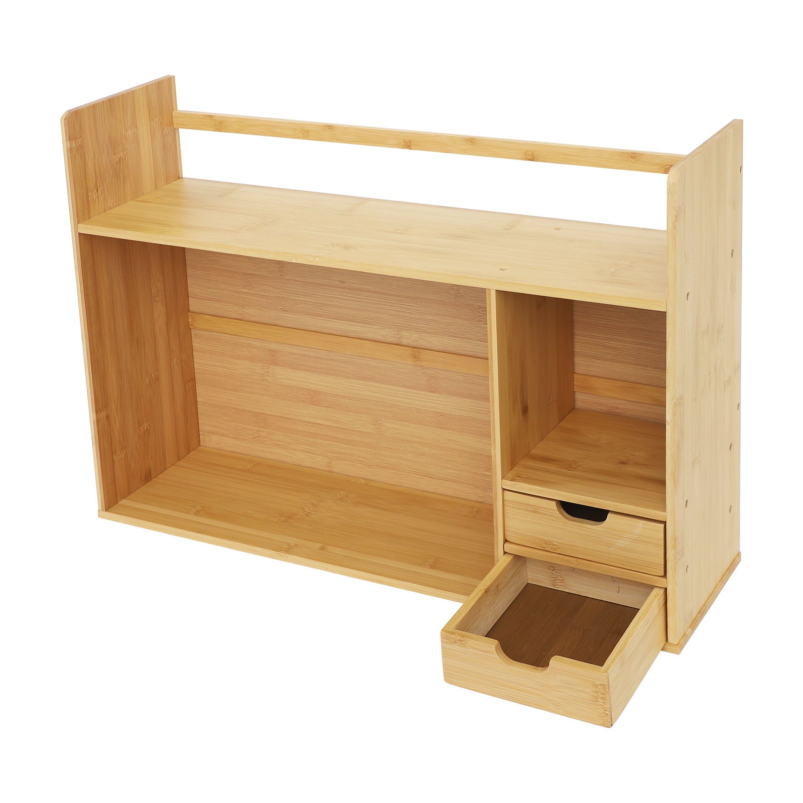 Small Desktop Bookshelf for Students Minimalist Office Desk Bookshelf 68*46cm US