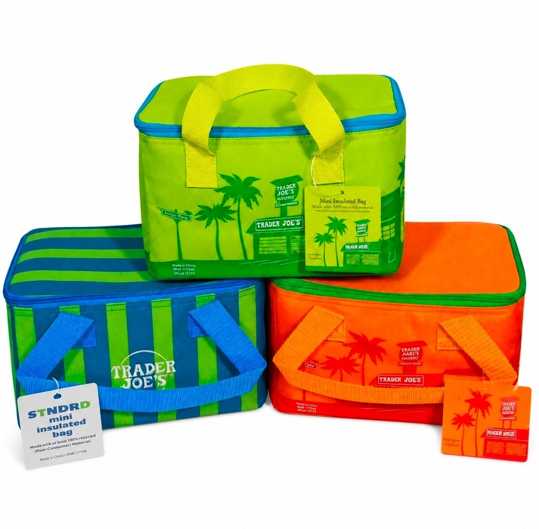 Trader Joe’s Mini Insulated Bag 2026 Summer Fun Full Set Of 6 NEW AUTHENTIC