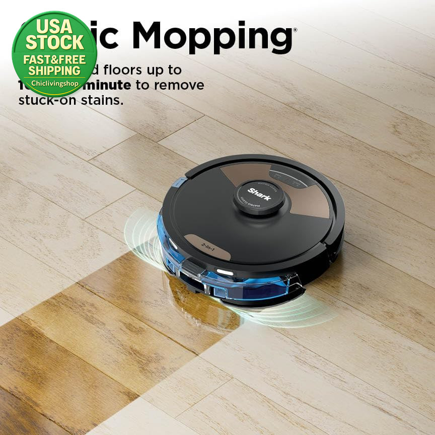 Shark Matrix plus Robot Vacuum and Mop UR2650WS Self Empty Lidar Wi-Fi Black