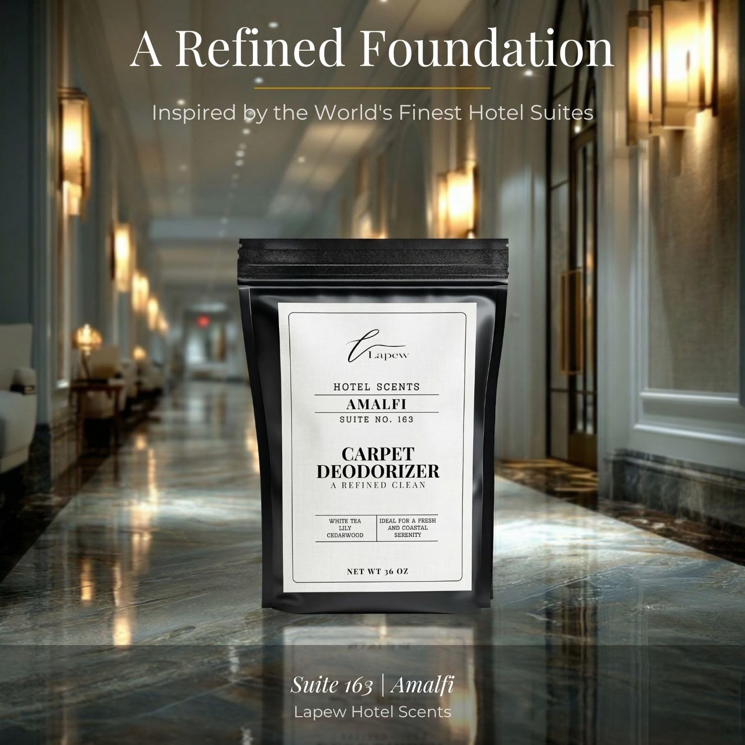 Lapew Hotel Scents Luxury Carpet Deodorizer Powder | Amalfi Suite 363 | Inspi…