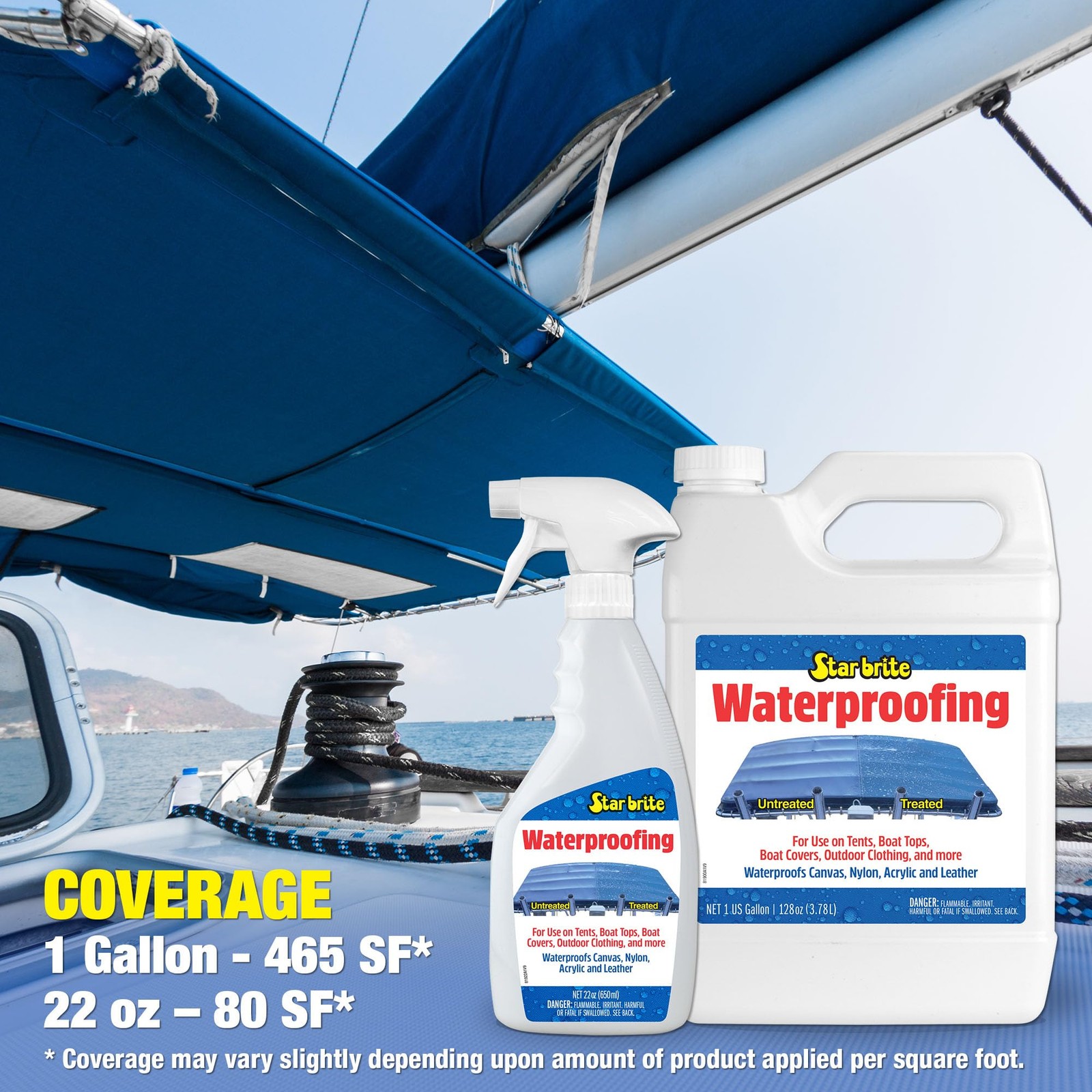 STAR BRITE Waterproofing Spray, Waterproofer + 22 Fl Oz (Pack of 1), 22