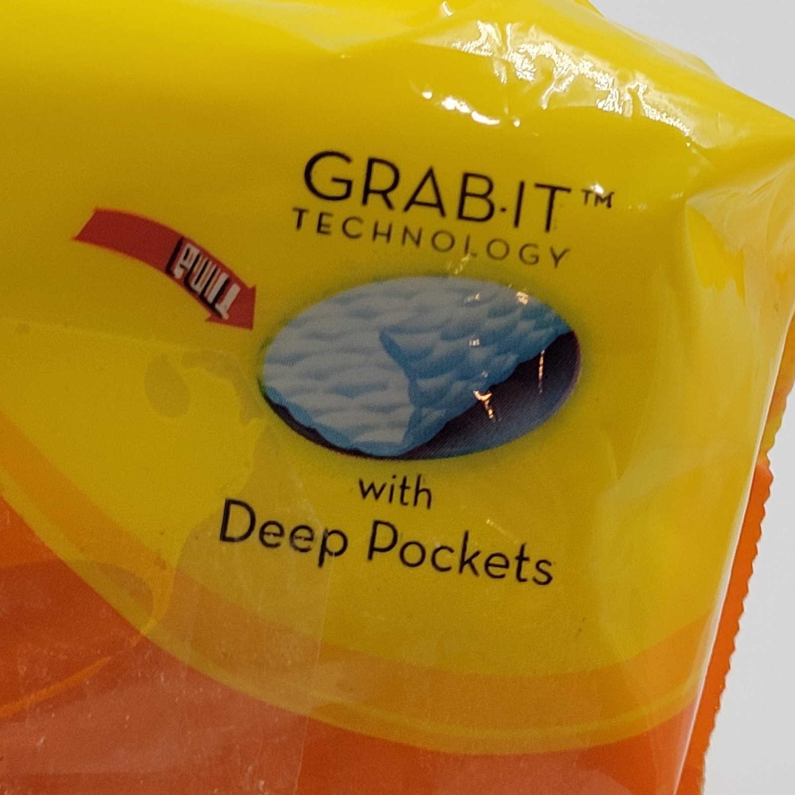 Pledge Grab It Dry Cloths Orange 16 Dry 8 in x 11.5 in Disposable Cloths