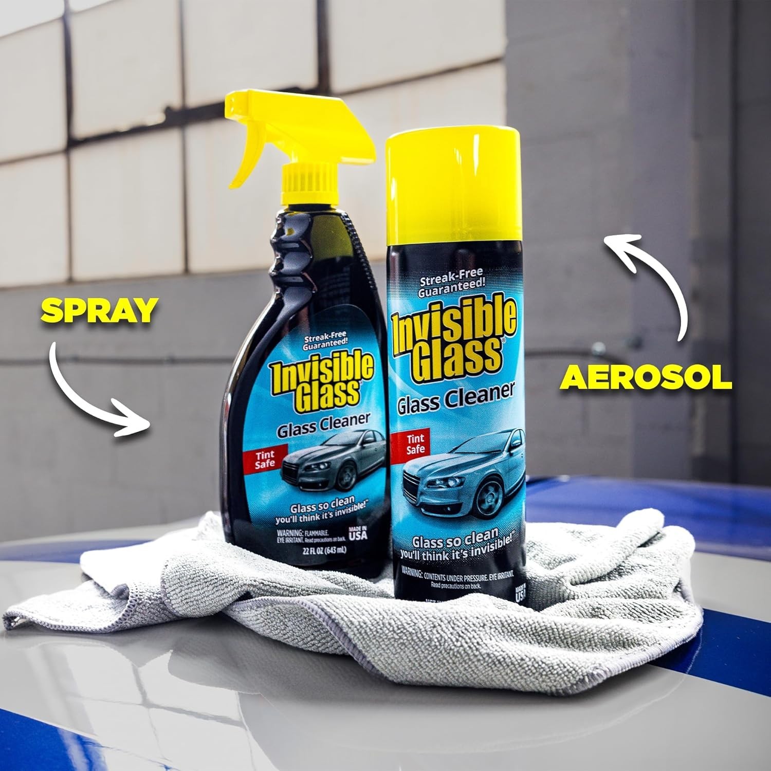 Fast-Acting 19oz Window Cleaner Spray – Streak-Free & Residue Free (Pack of 2)