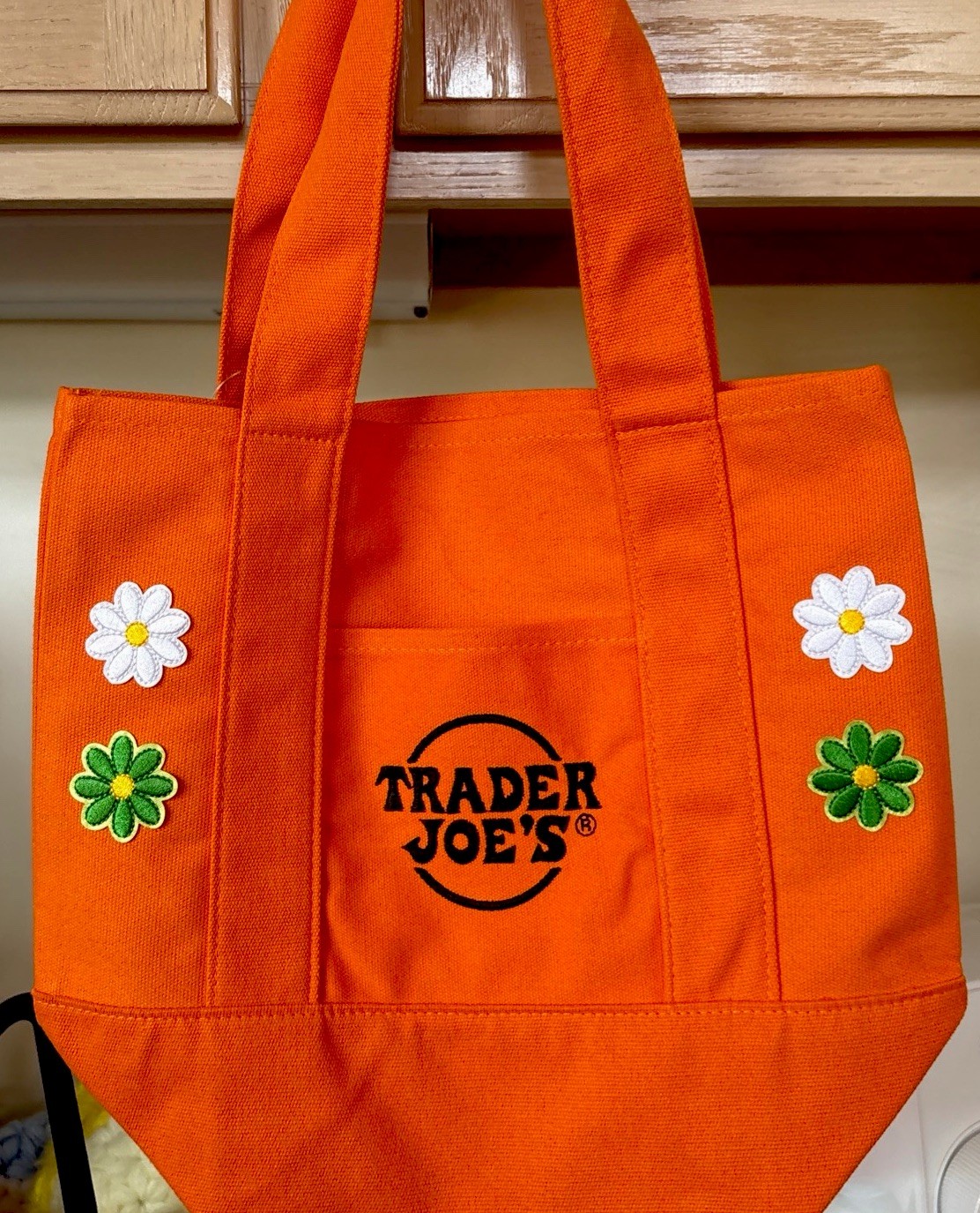 Trader Joe’s One Mini Bag Embroidery 8 🌸 Flower