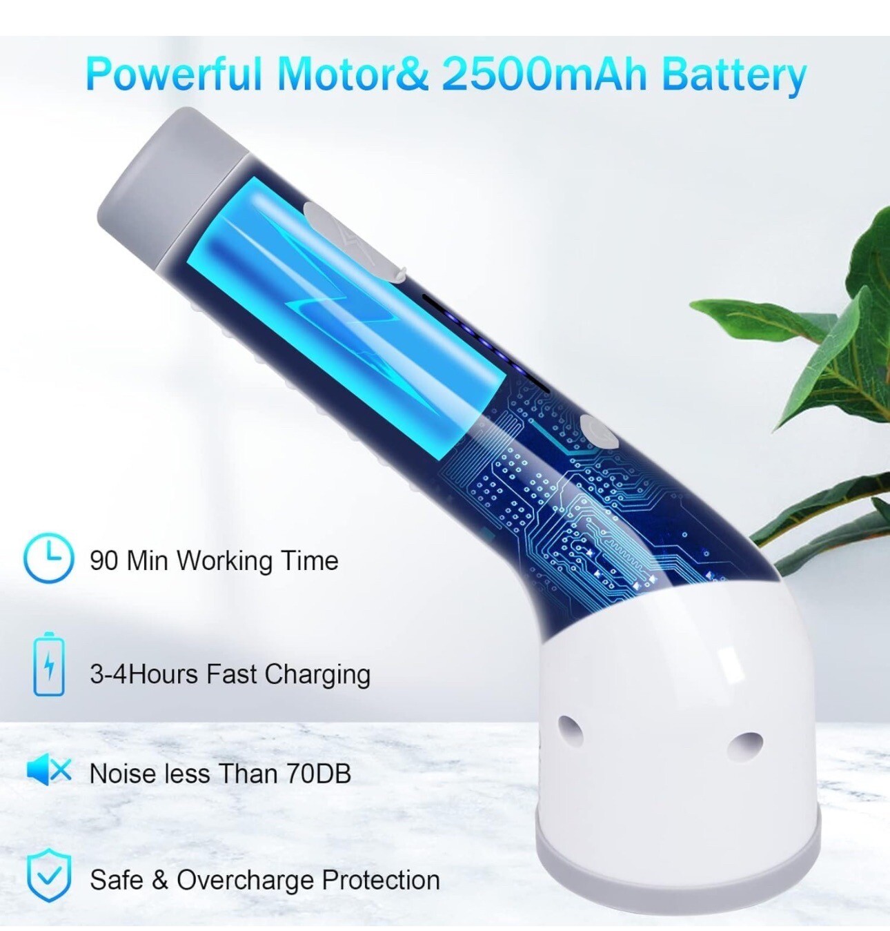 Electric Spin Scrubber 9 In 1 Cordless Cleaning Brush Adjustable Extension Handl