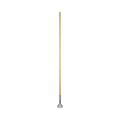 Boardwalk Clip-On Dust Mop Handle Swivel Head, Lacquered Wood, 1″ x 60″, Natural