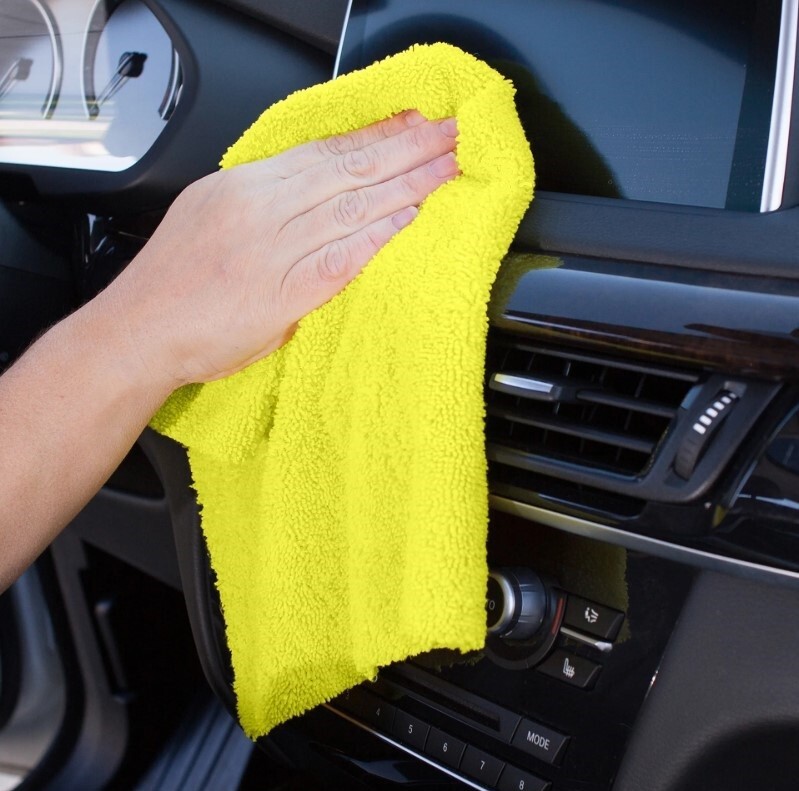 Auto Drive Multipurpose Microfiber Towels, 14″ x 14″, Multicolor, 30-Pack