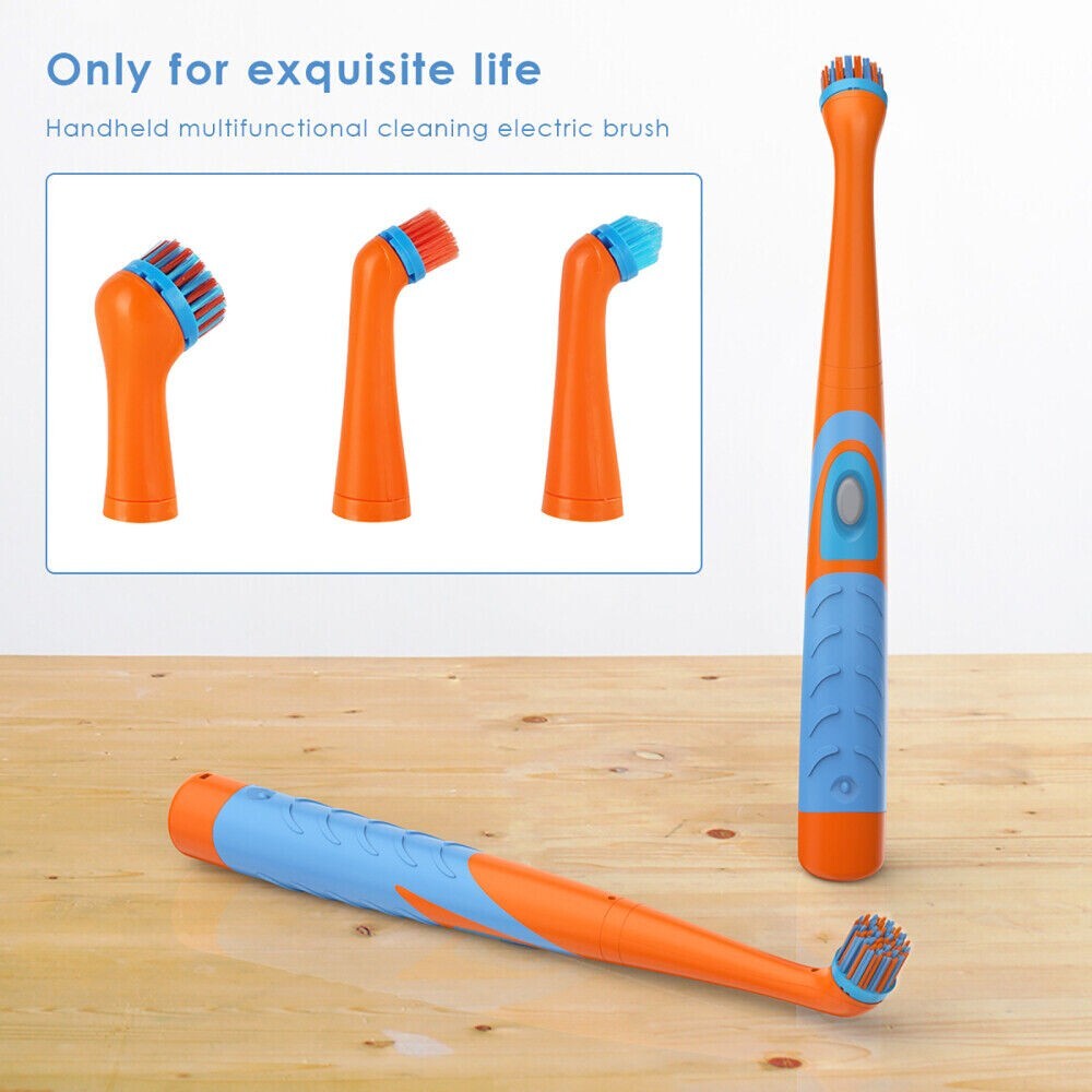 4 in 1 Electric Scrubber Portable Cleaning Brush Bathroom Kitchen Multifunction