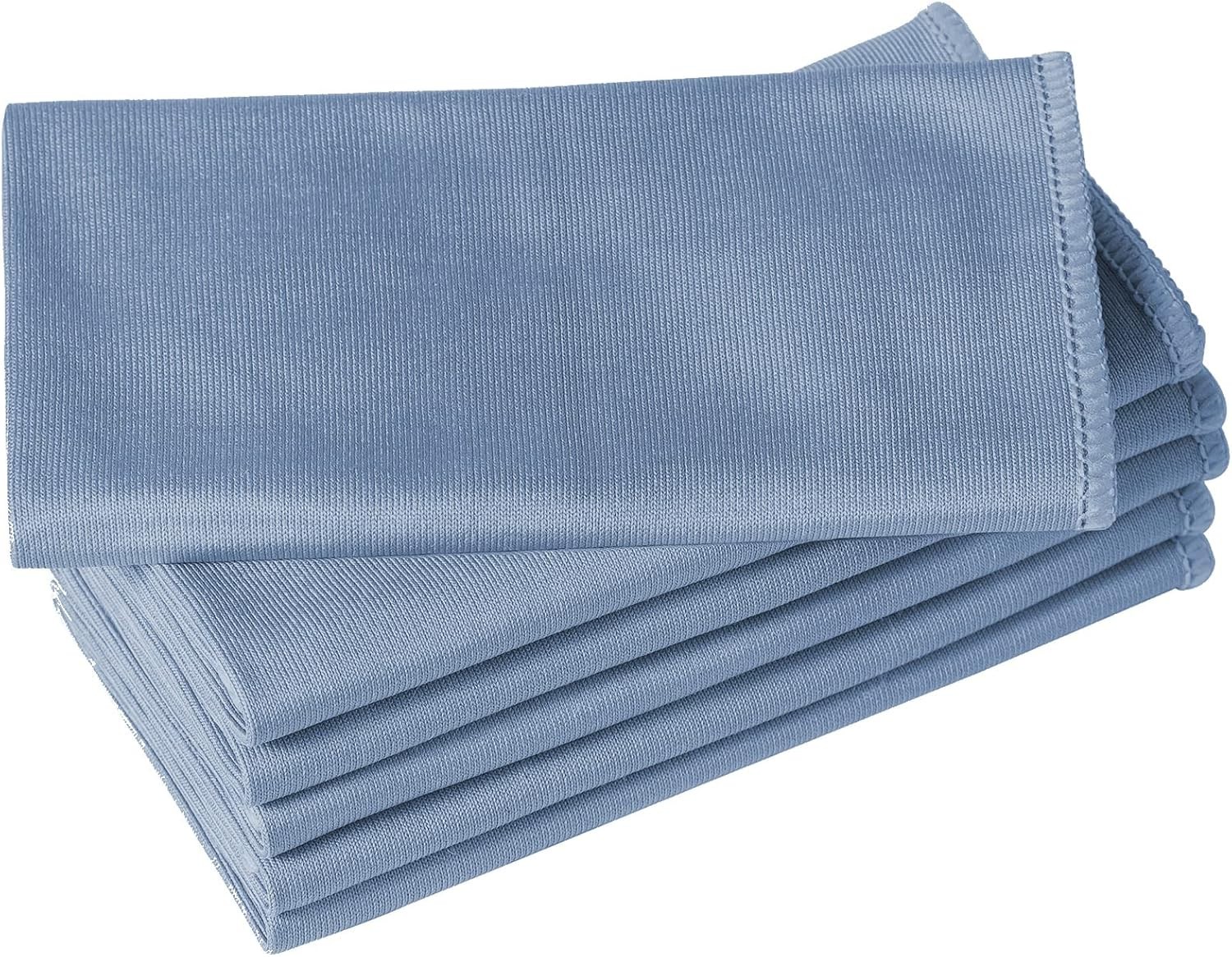 6 Pack Microfiber Glass Cleaning Cloth 16 Inch X 16 Inch Lint Free Quickly Clean