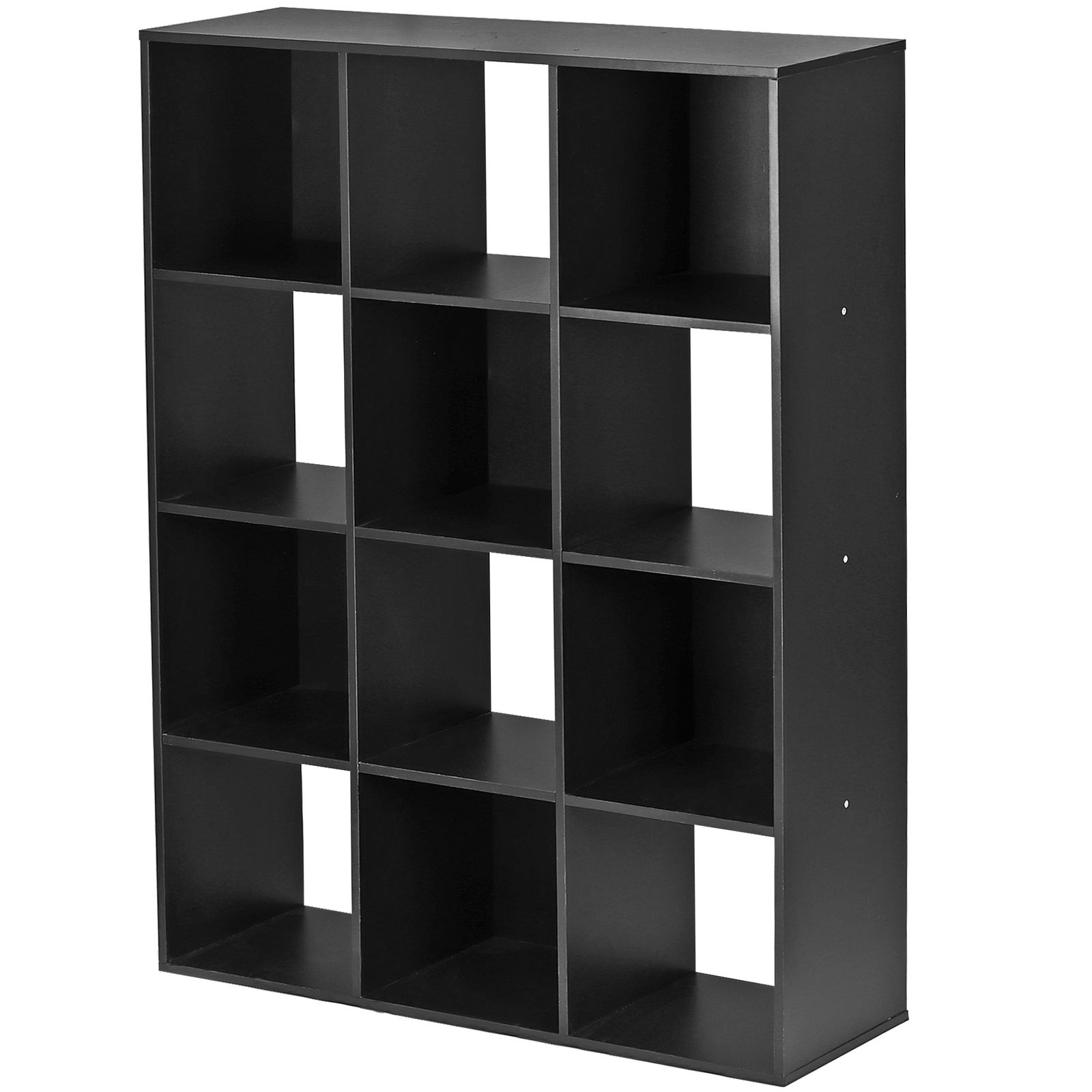 12 Cube Storage Organizer 3 Tier Black Bookshelf Free Combination Cube Shelves