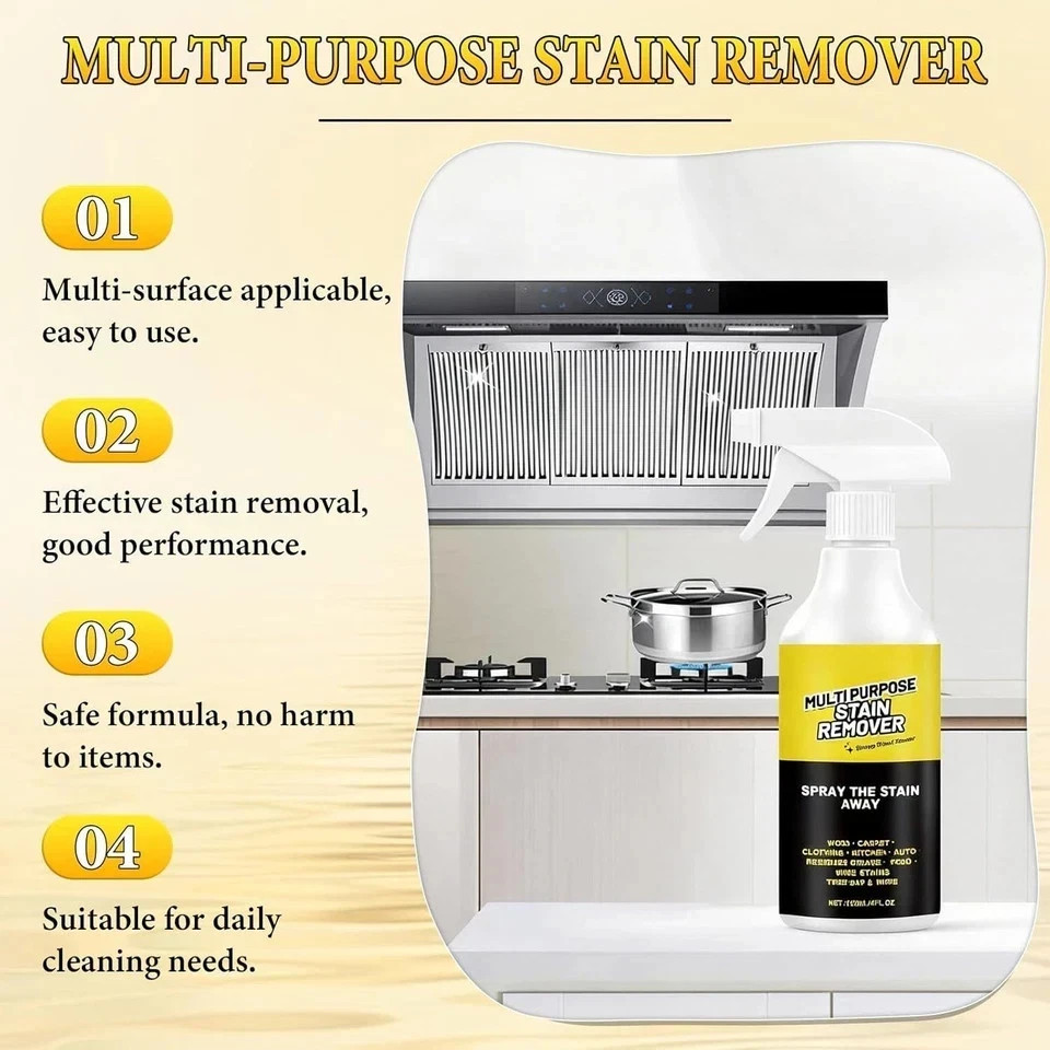 2Pcs Alien Multi-Purpose Stain Remover, All Purpose Cleaner Spray Powerful Clean