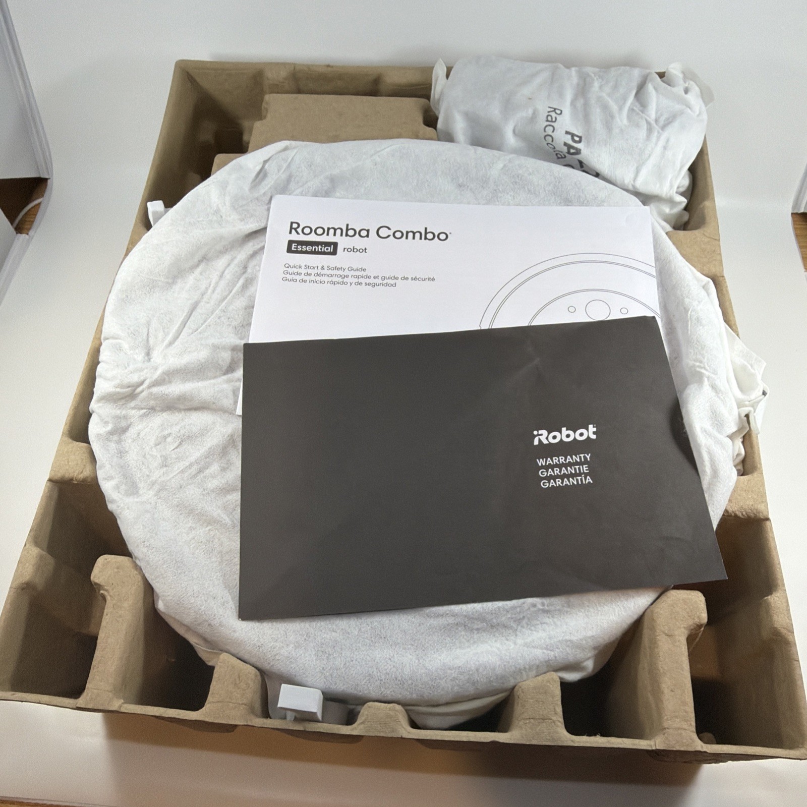 iRobot Roomba Combo Essential Robot Vacuum and Mop Y011020 Black