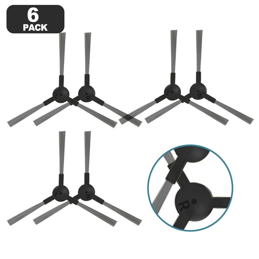 6 Pcs Side Brush for SHELIKI BR151 BR151 UMMUND BR151 Robot Vacuum Part