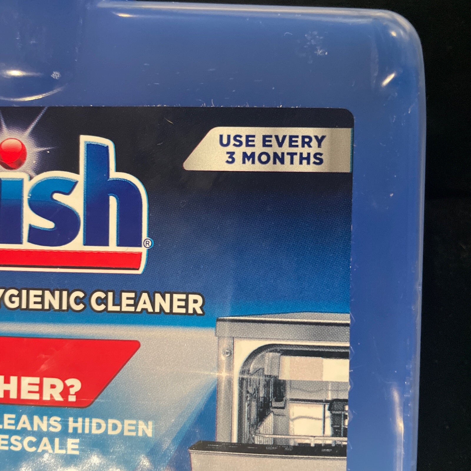 FINISH DISHWASHER CLEANER 3 PACK, Recommended Every 3MONTH