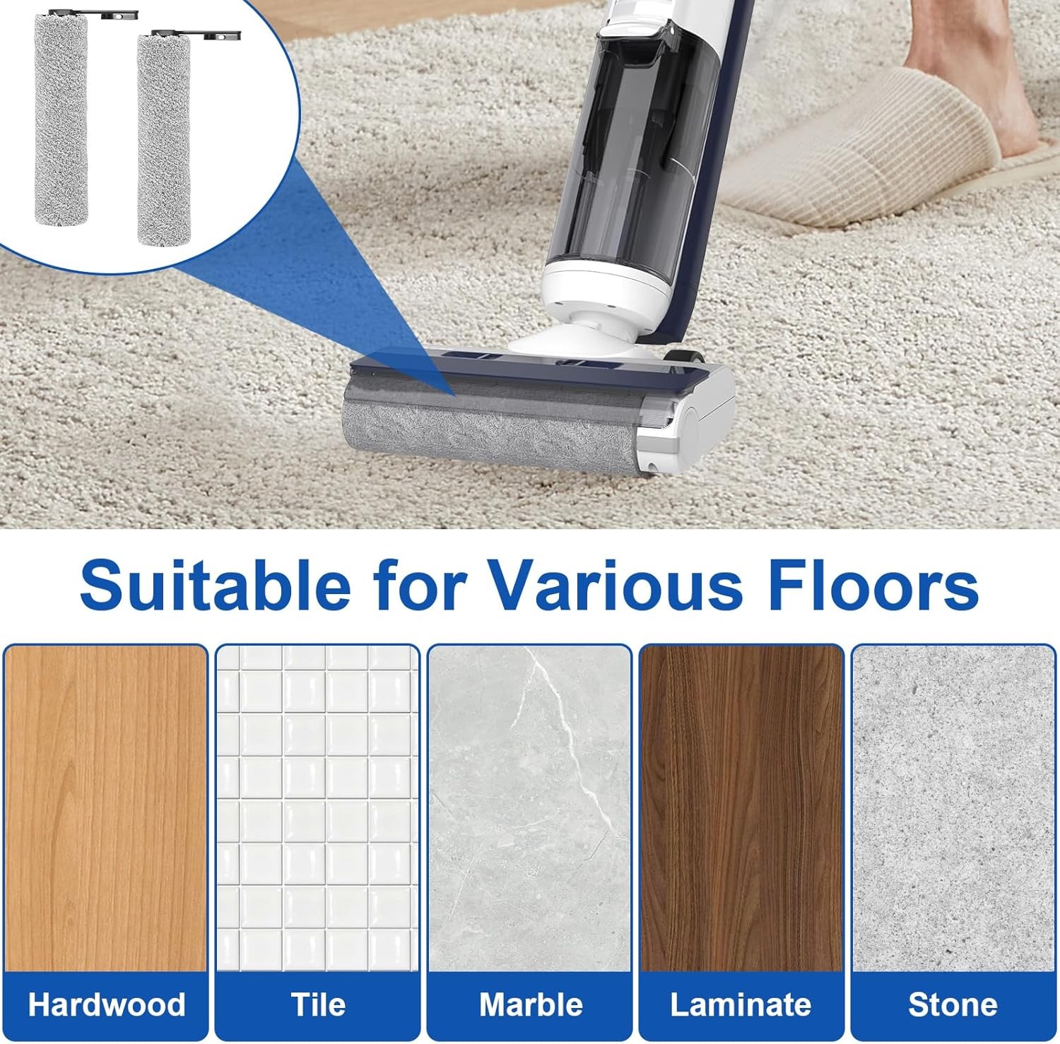 Accessory Set for Tineco iFLOOR 5 Breeze Complete Wet/Dry All-in-One