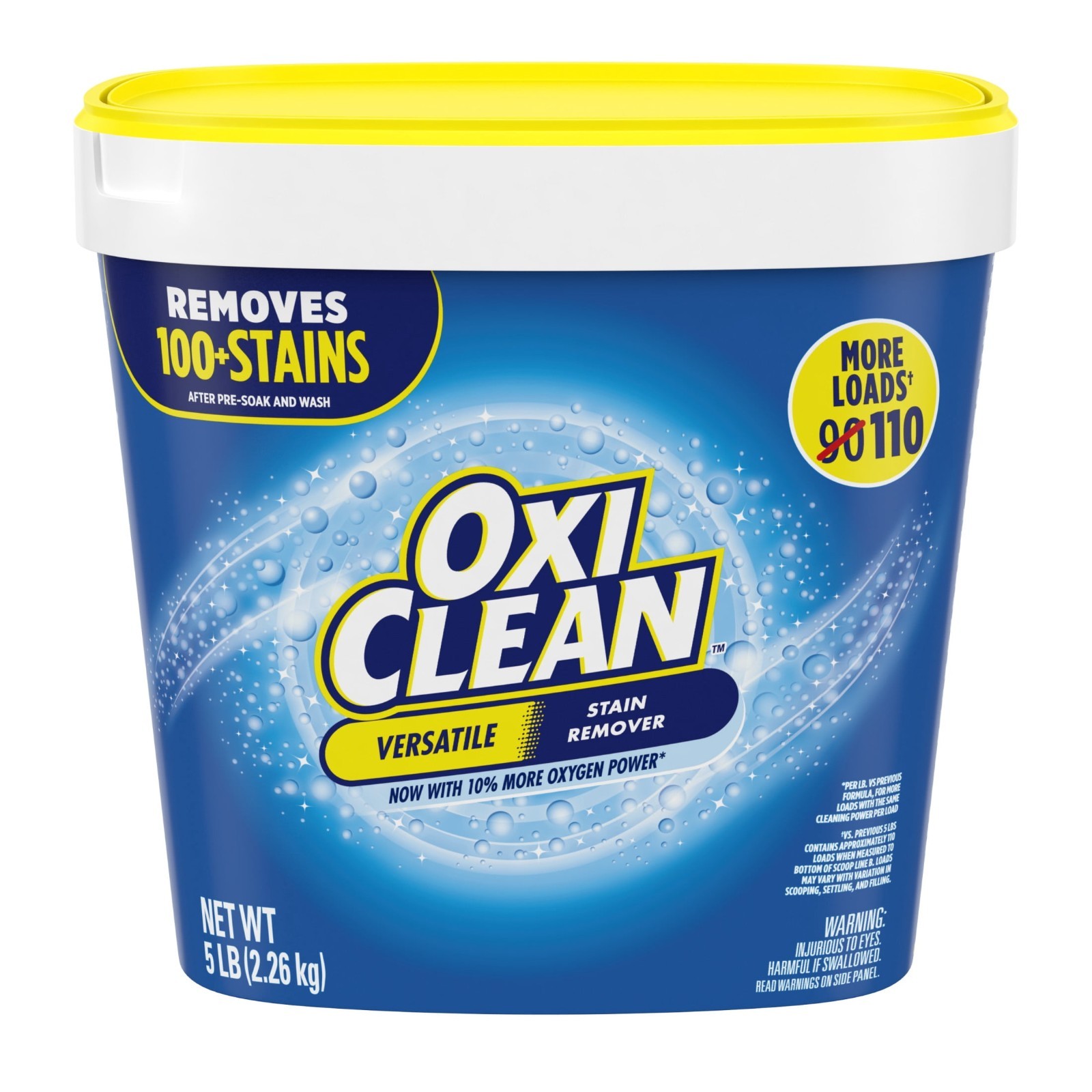 3 Pack OxiClean Versatile Stain Remover Powder, 5 lb Tub, Multi-Purpose Cleaner