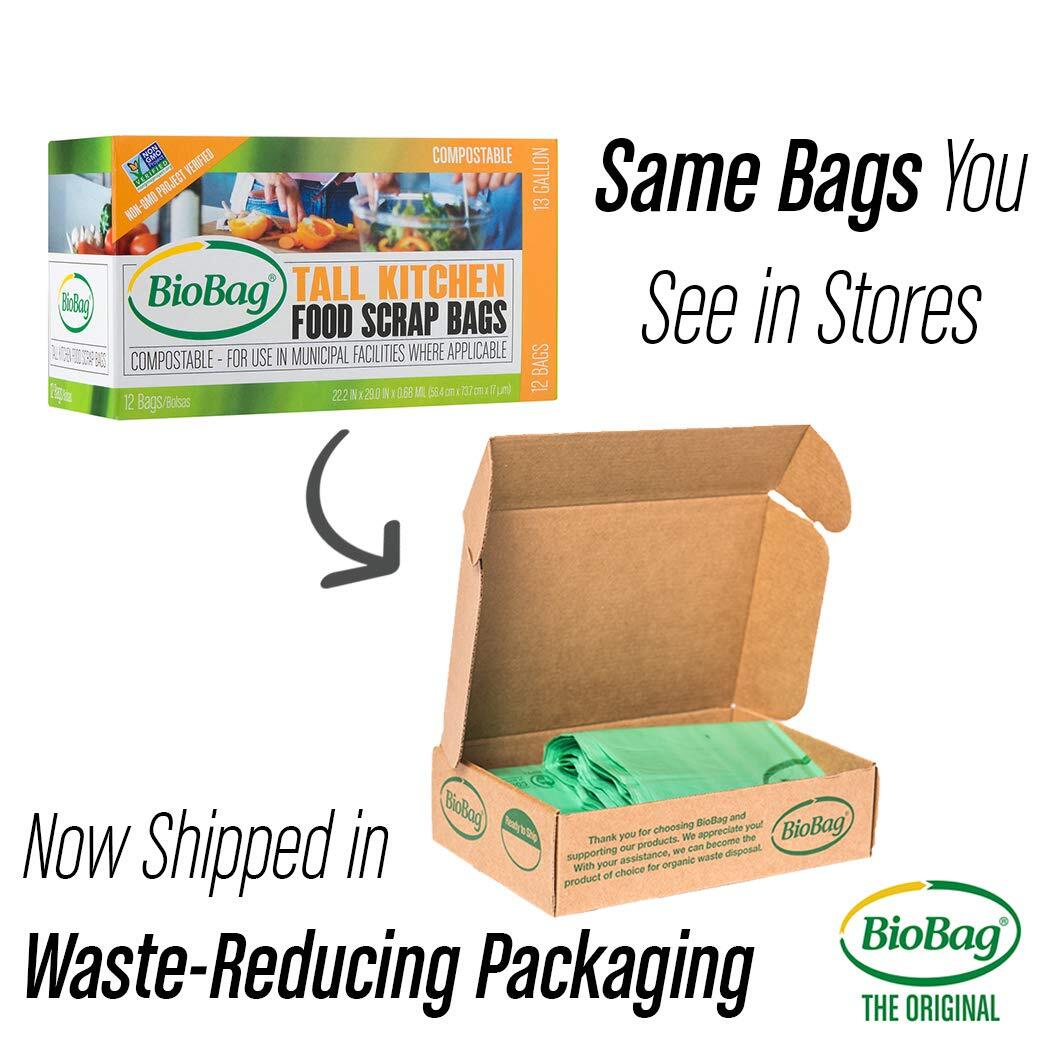 usa The Original Compostable Bag 13 Gallon 48 Total Count 100% Certified Compo