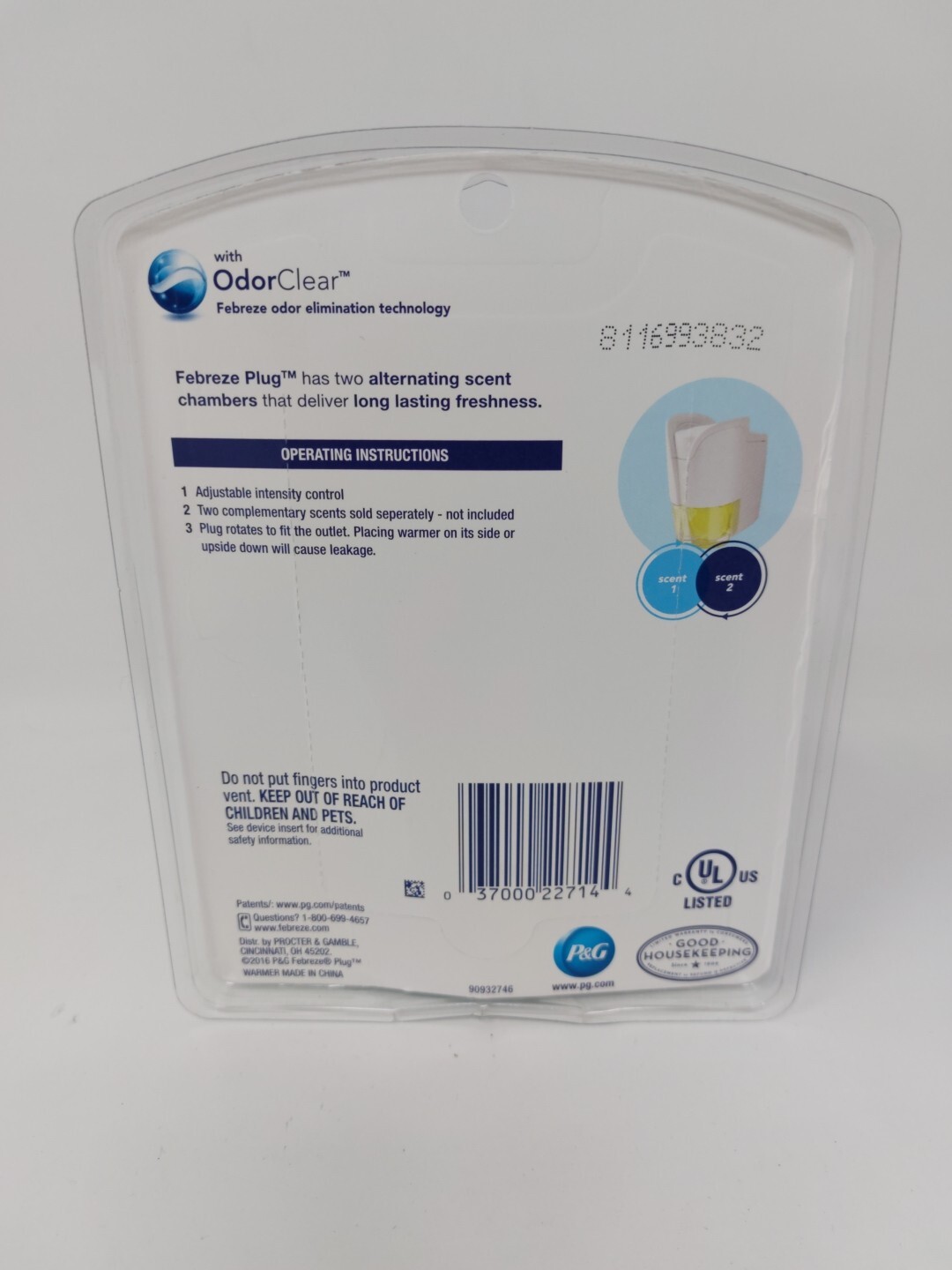 Febreze Noticeables Alternating Scented Oil Warmer New Sealed Warmer Only