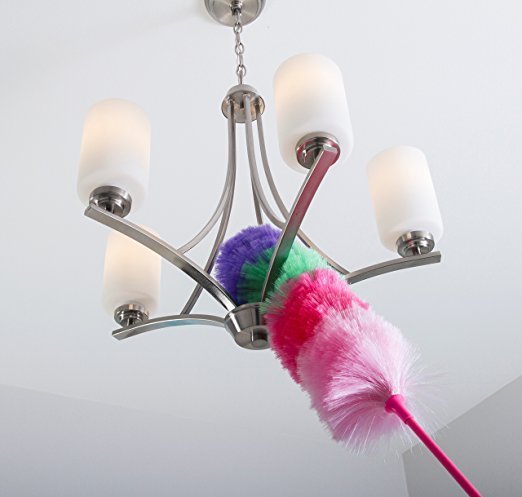 Static Duster – 27″ Large Electrostatic Feather Duster (Assorted Colors)